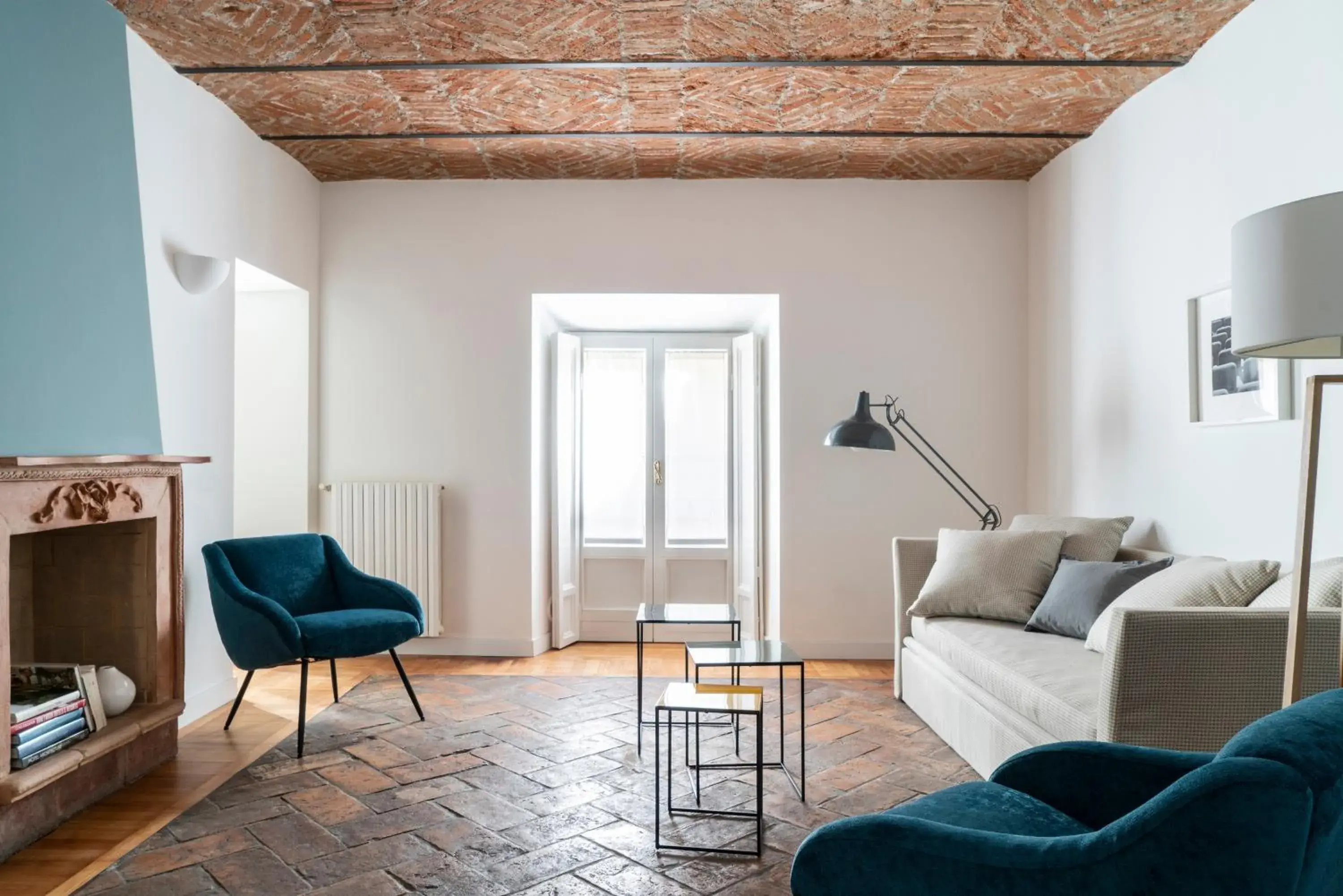 Living room, Seating Area in Brera Apartments in San Fermo