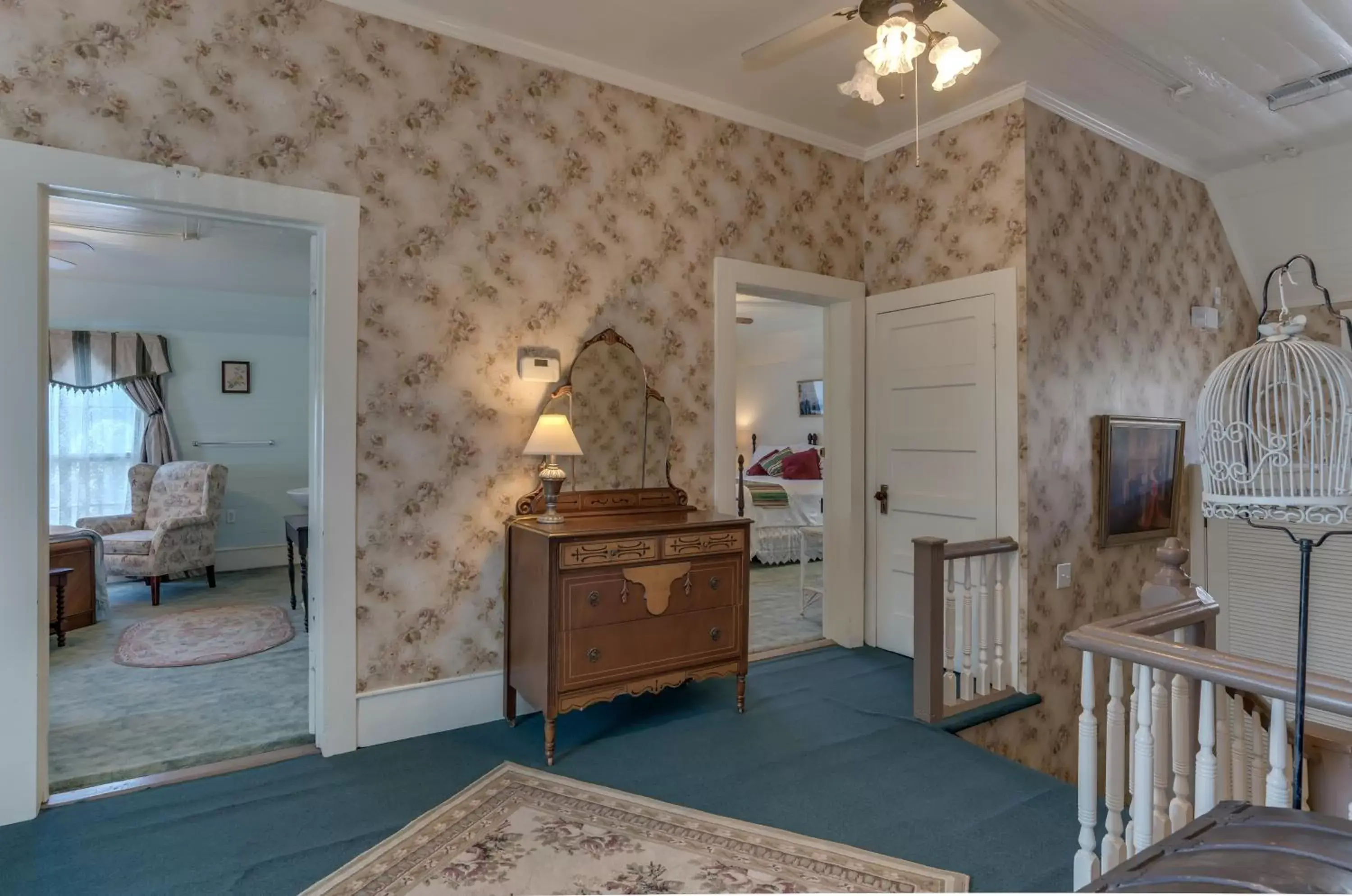 Decorative detail, Seating Area in Carrier Houses Bed & Breakfast