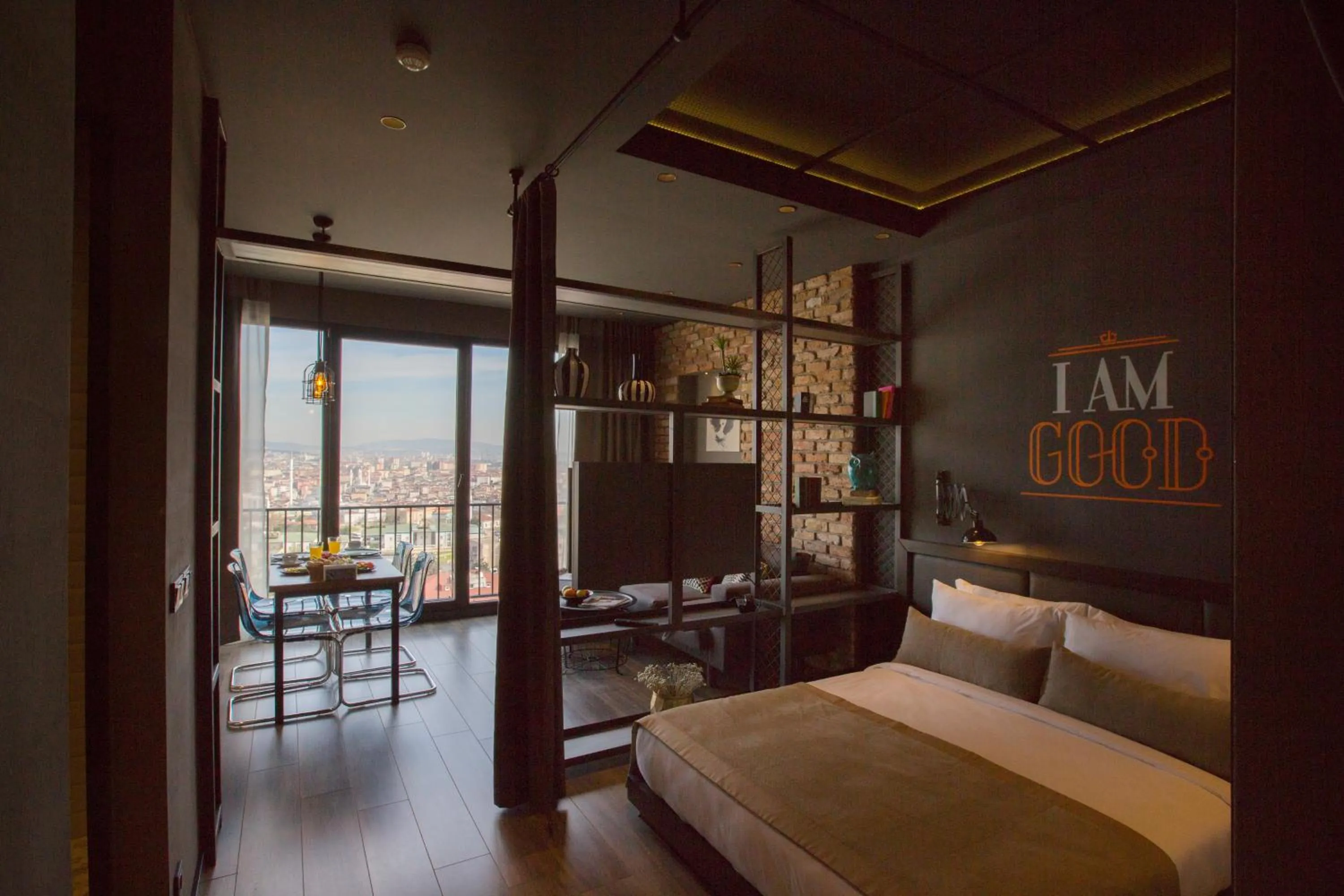 Decorative detail, Bed in Cityloft 161