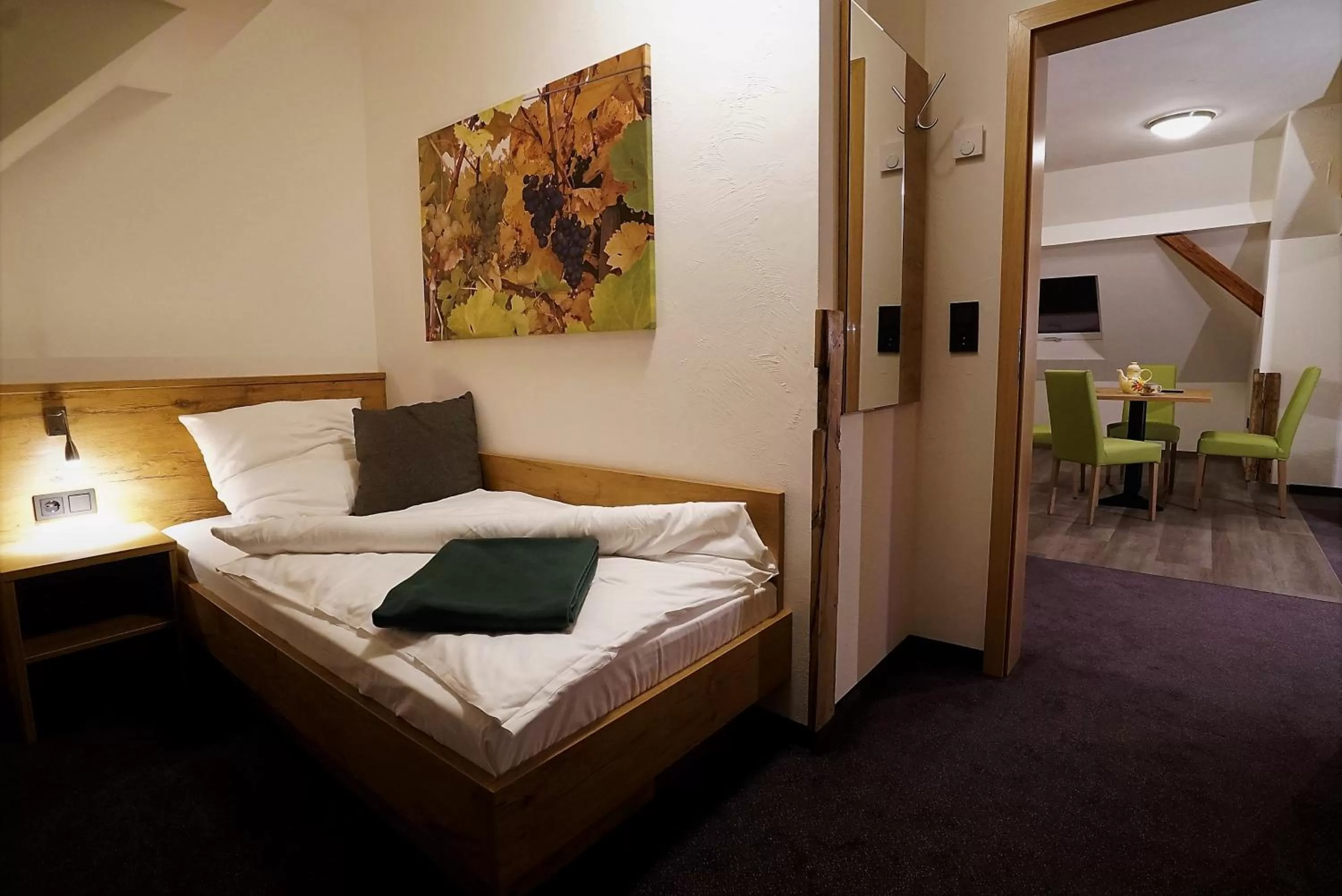 Bed in Kelterhotel Fröscher