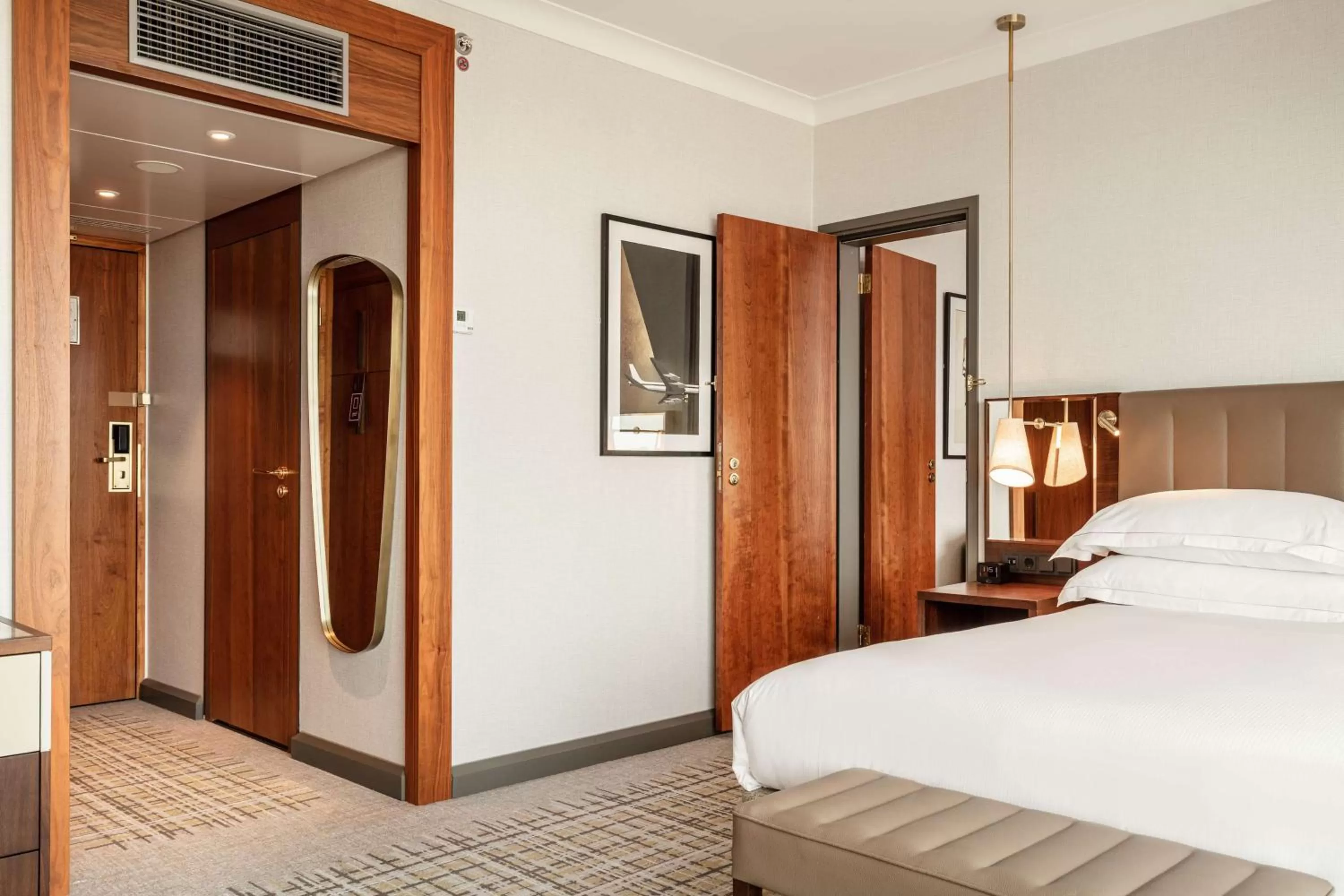 Bed in Hilton Amsterdam