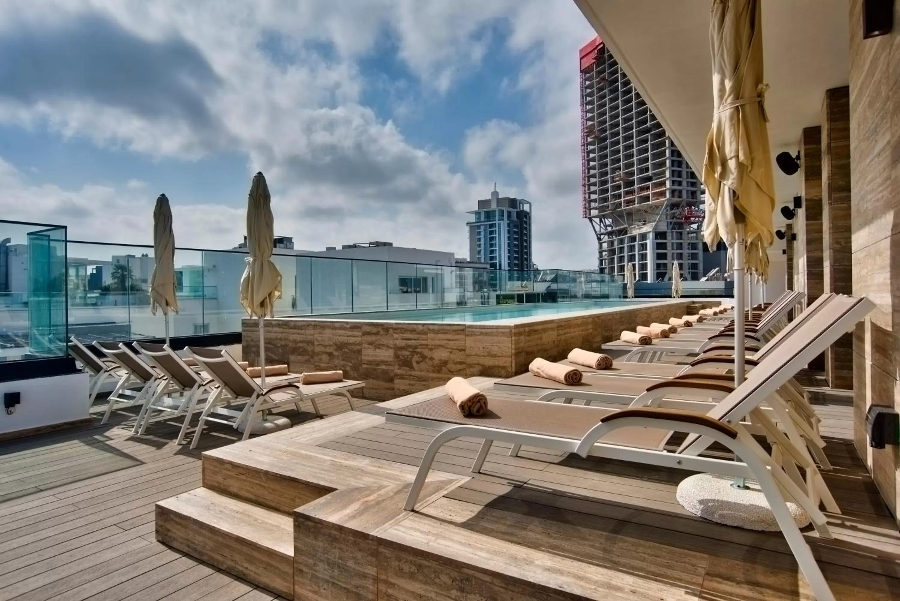 Swimming pool in Number 11 St Julian's Malta - Handwritten Collection