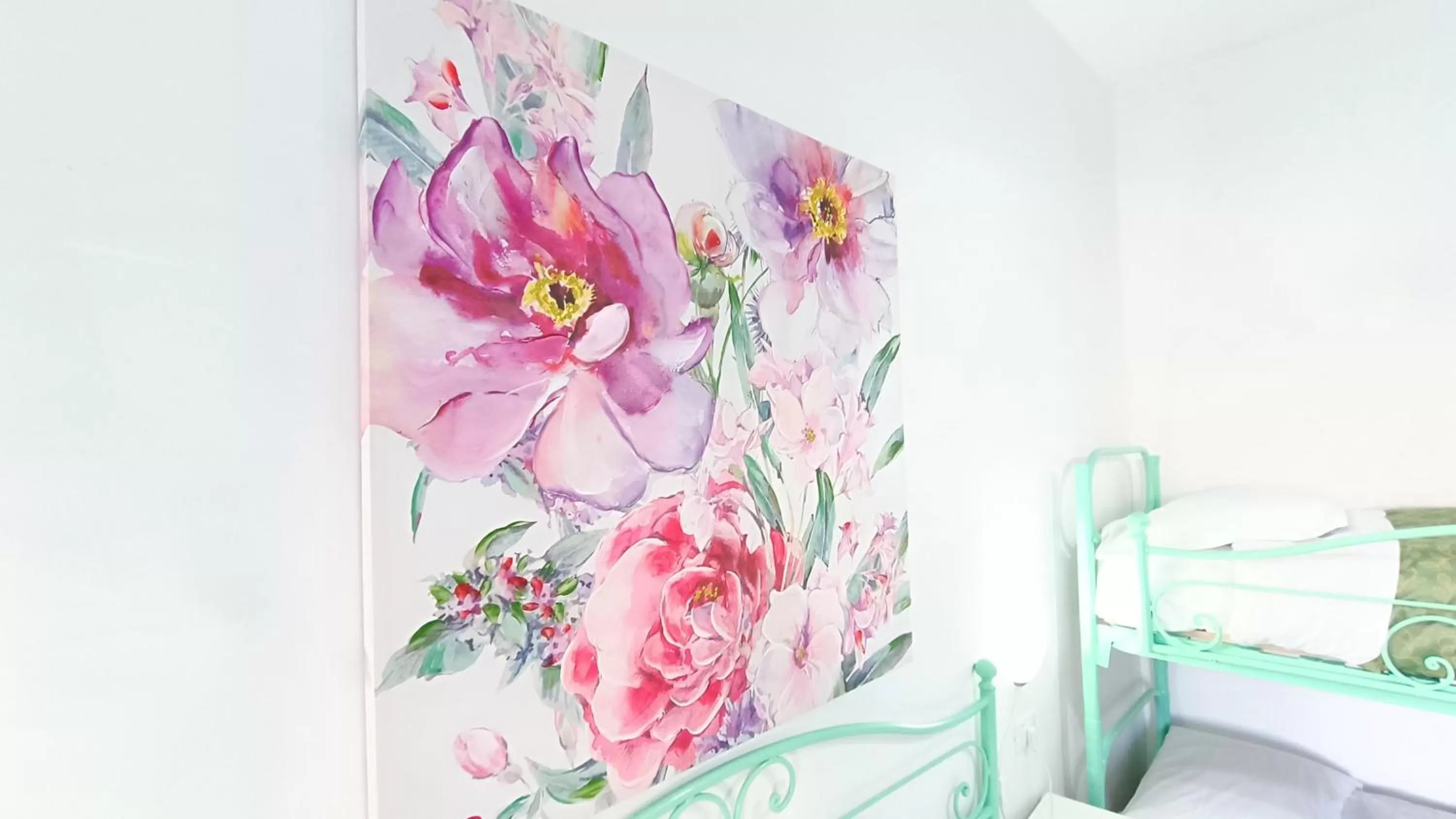 Decorative detail, Bed in Hotel Casa Nicola