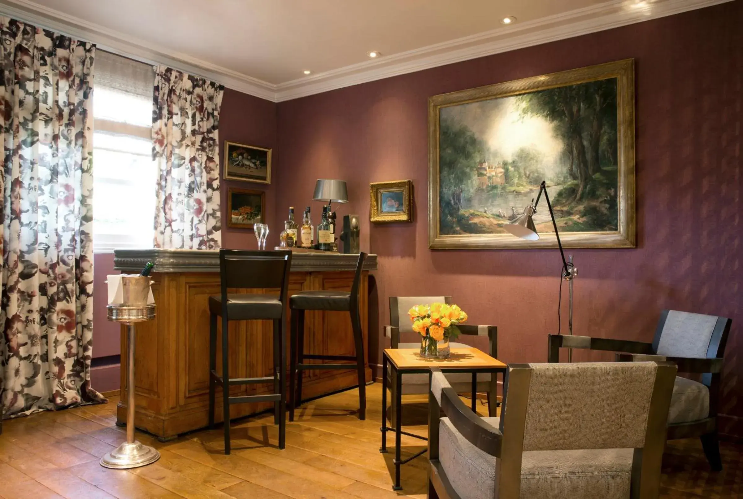 Lounge or bar, Restaurant/Places to Eat in Cazaudehore, hôtel de charme au vert