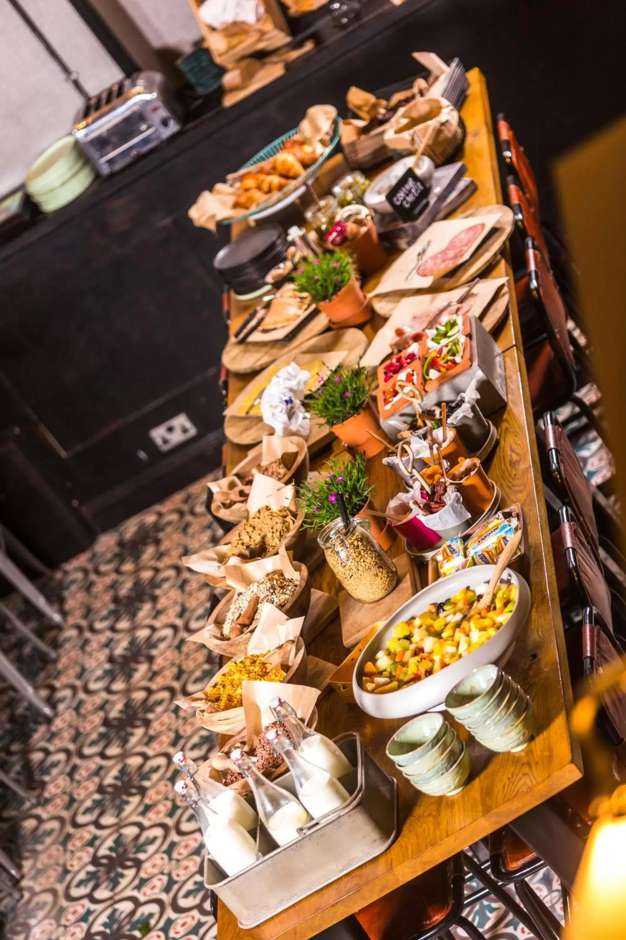 Buffet breakfast in Radisson Blu Hotel, Leeds City Centre