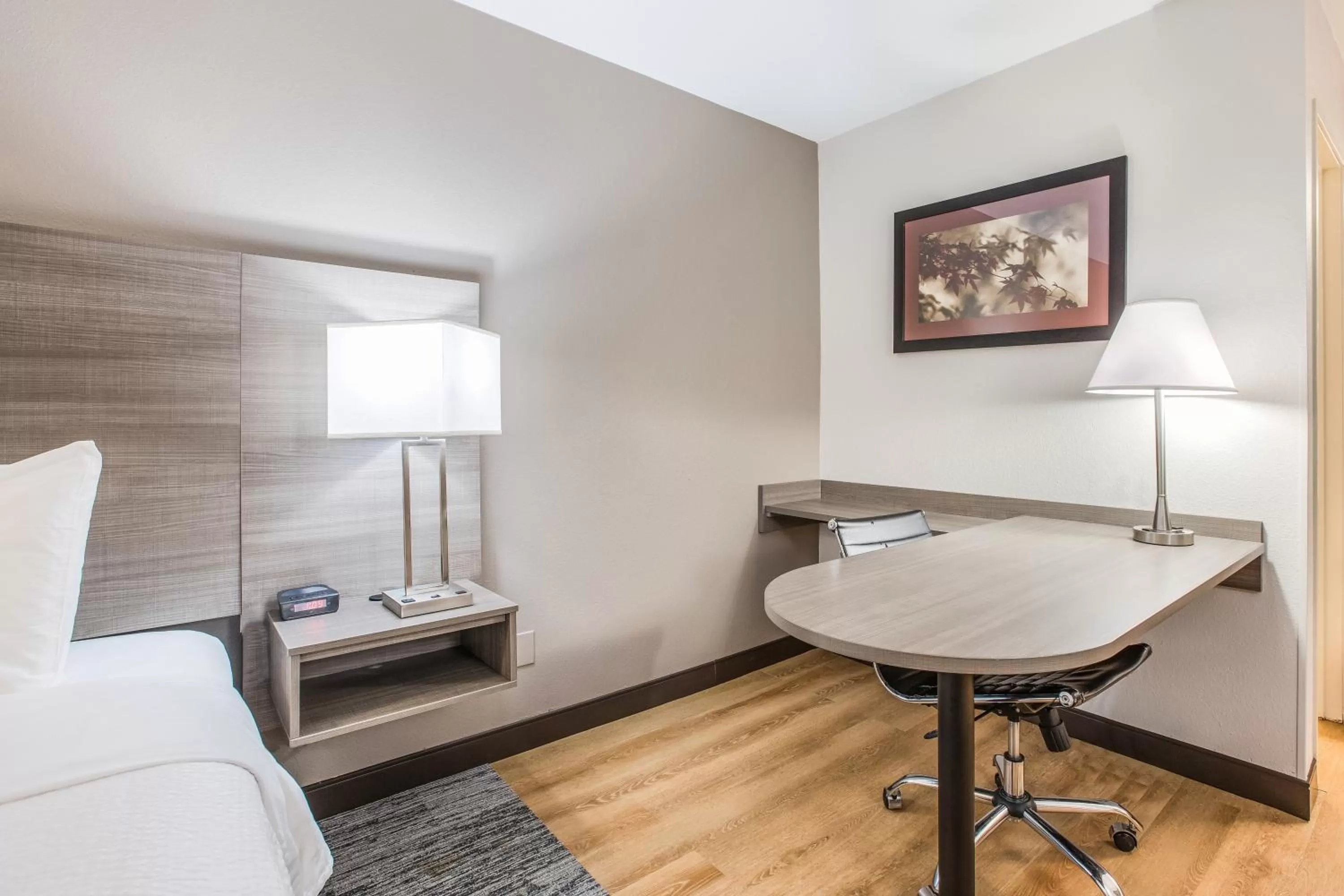 Bedroom, Bed in Red Roof Inn Lansing West - MSU