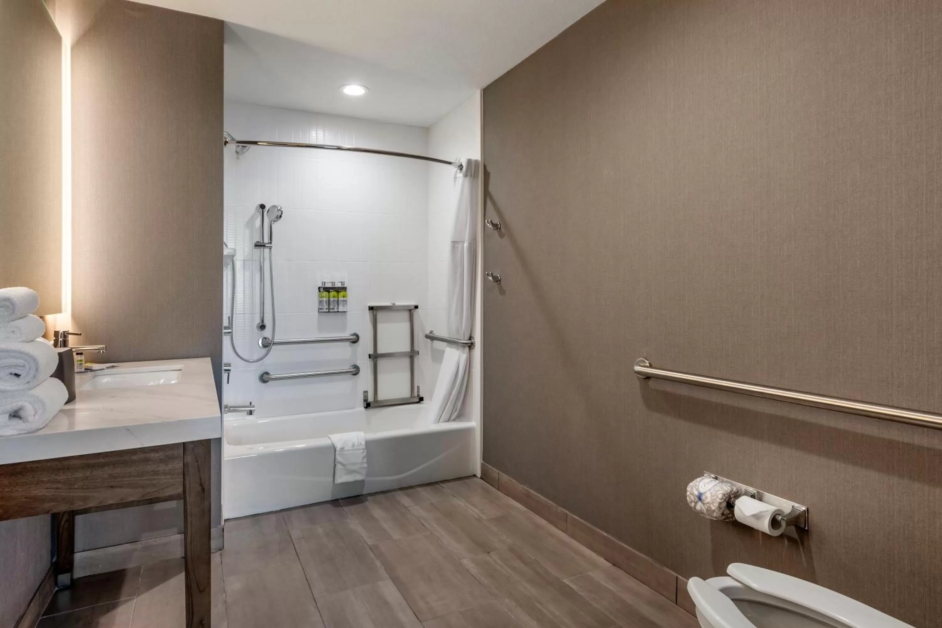 Bathroom in Staybridge Suites Grand Prairie Near Epic Central by IHG