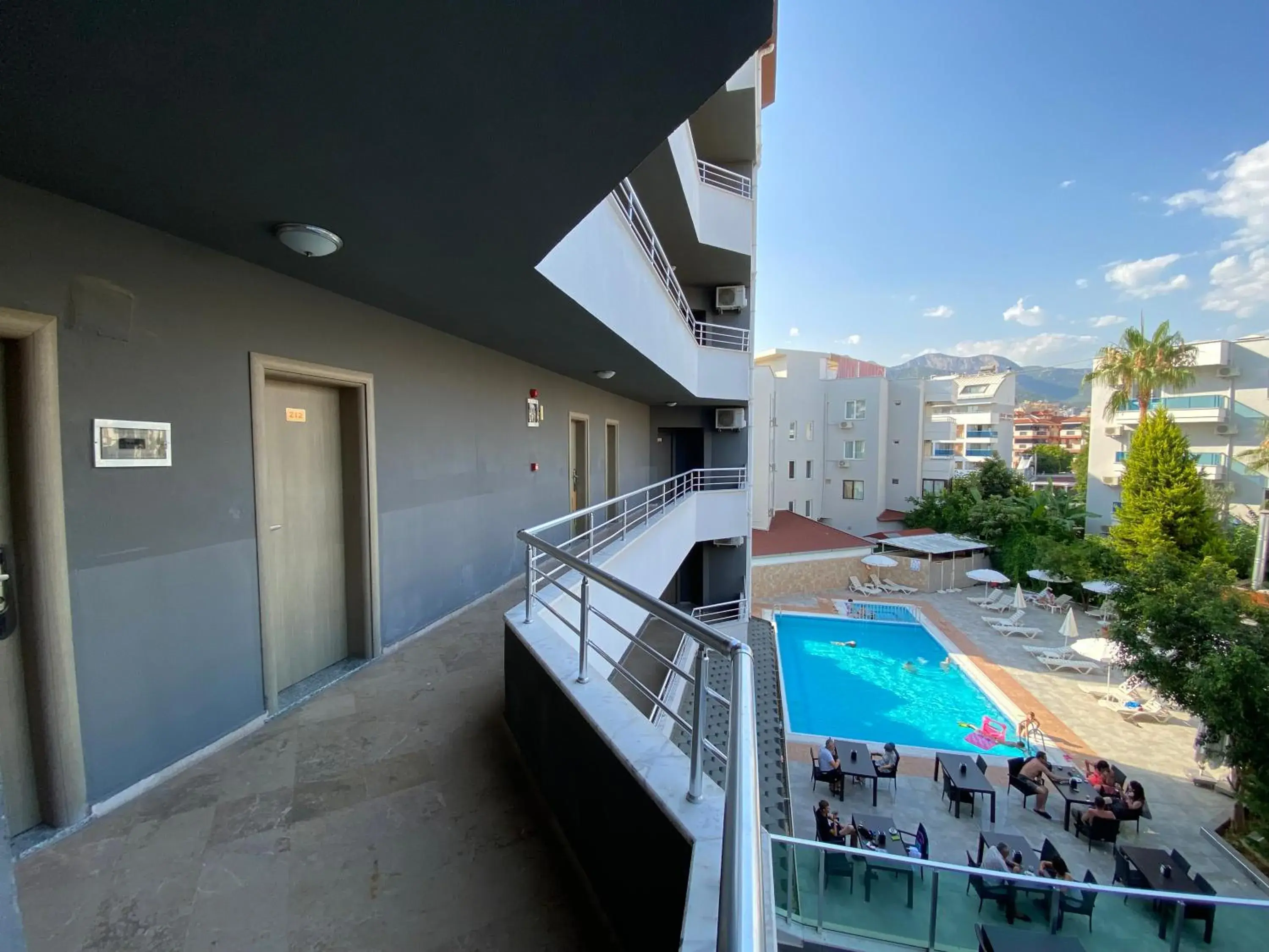 Pool View in Acar Hotel