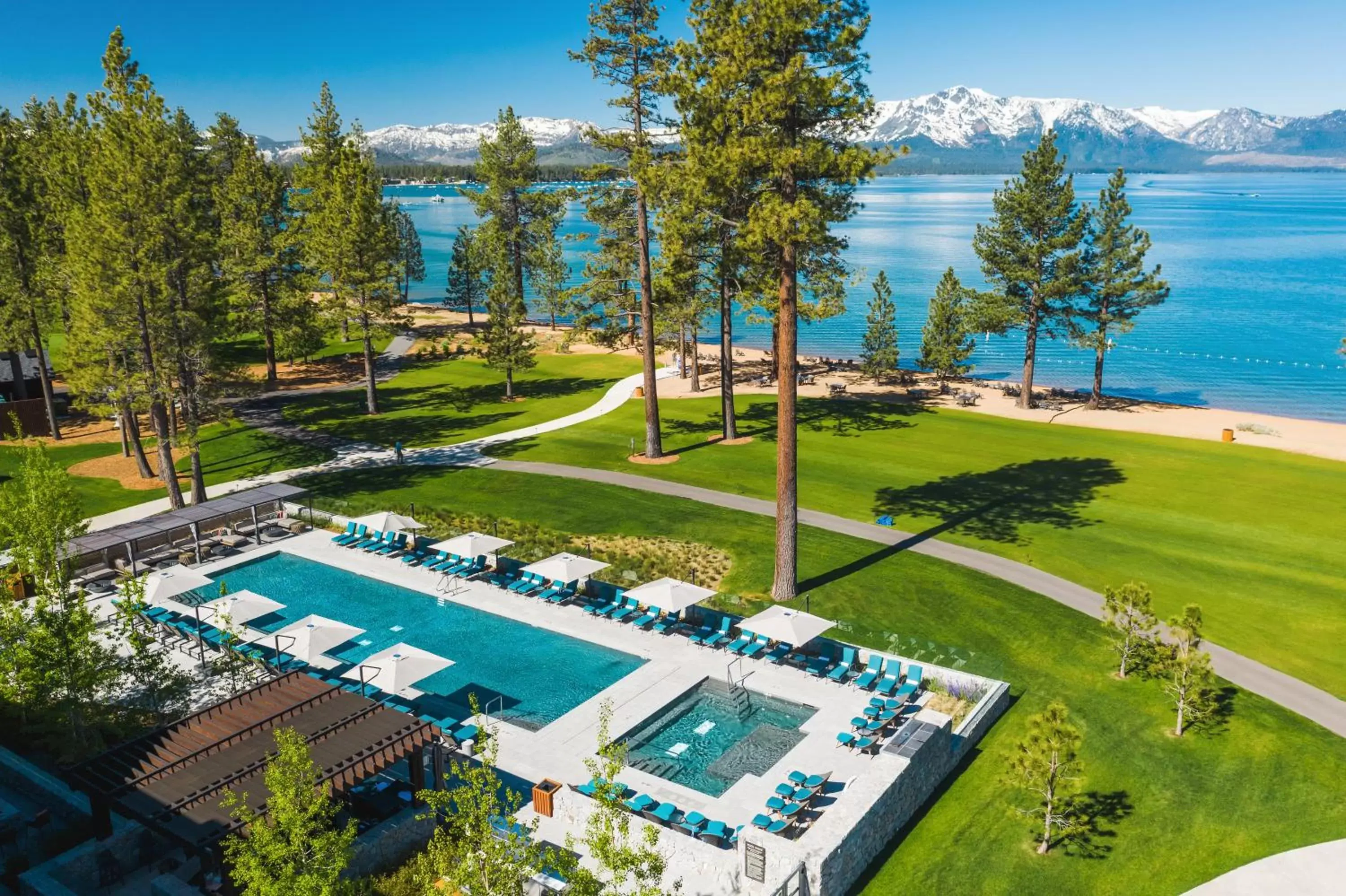 Bird's eye view in Edgewood Tahoe Resort