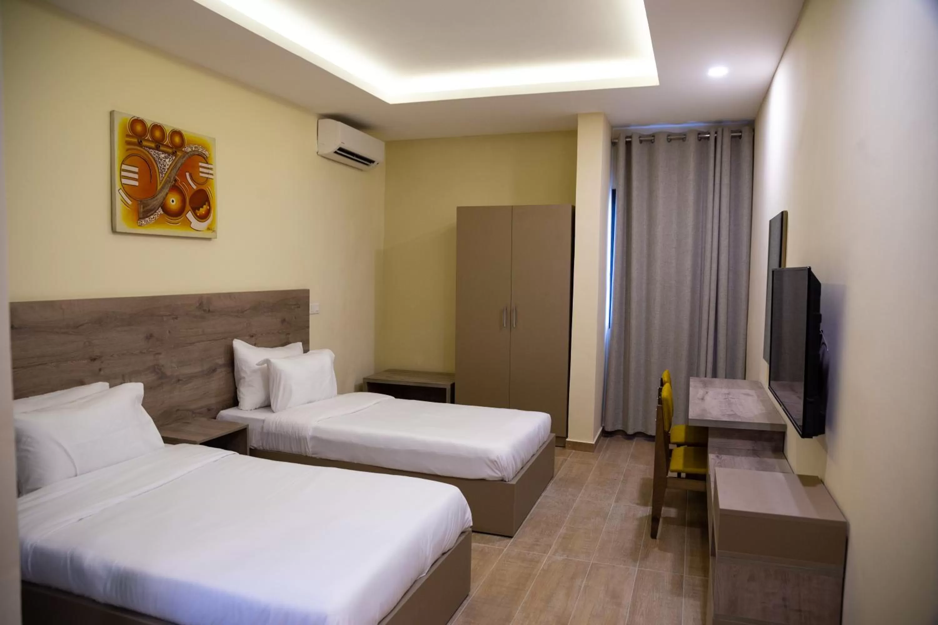 Bed in Silver Moon Hotel