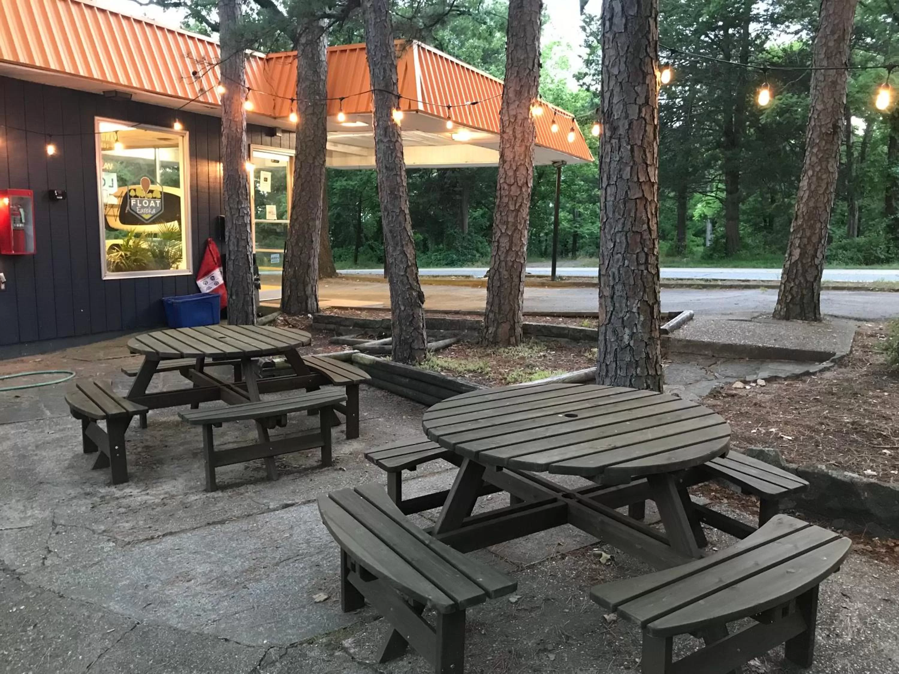 Patio in The Wanderoo Lodge
