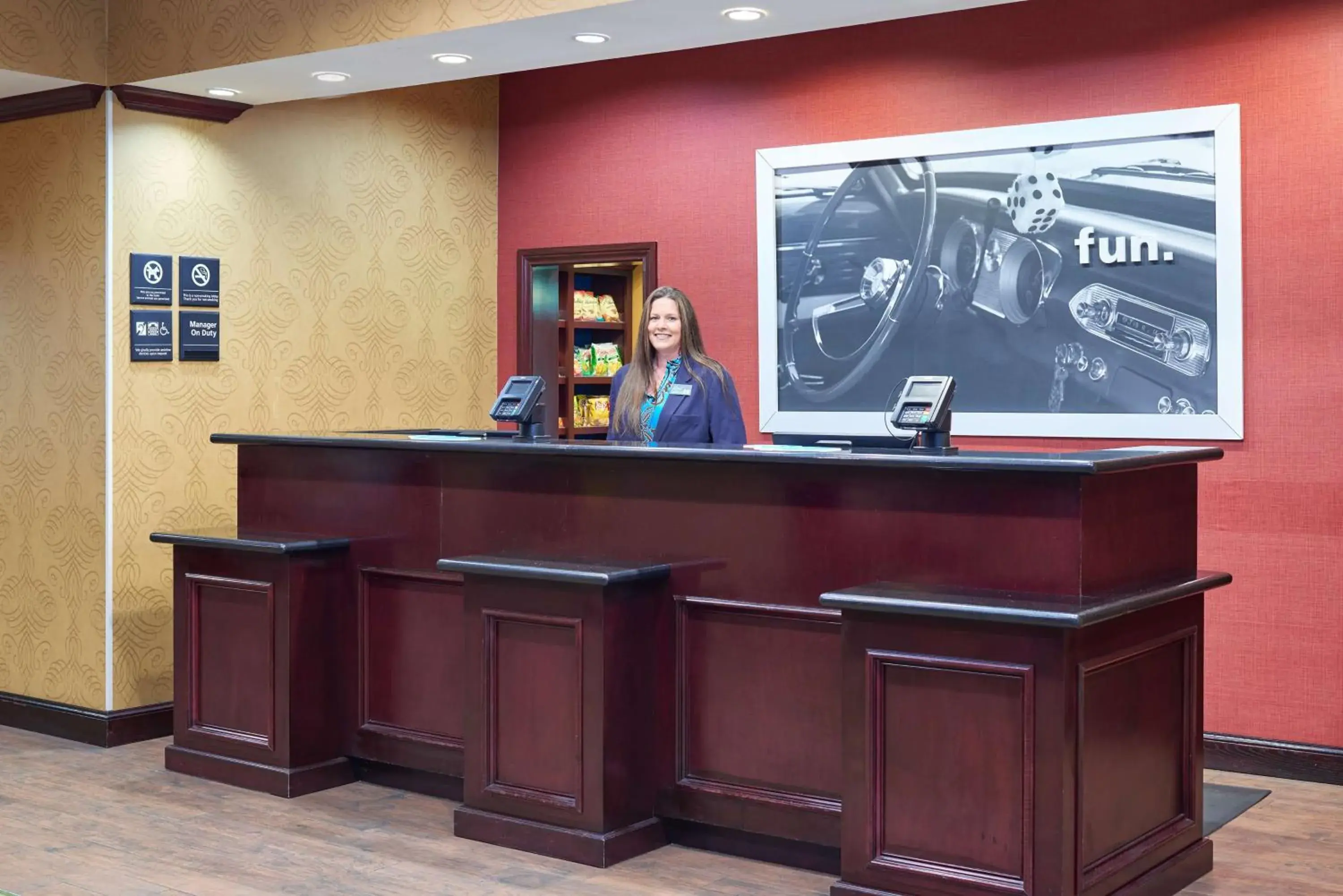 Lobby or reception in Hampton Inn & Suites Austin South Buda Lobby or reception in Hampton Inn & Suites Austin South Buda