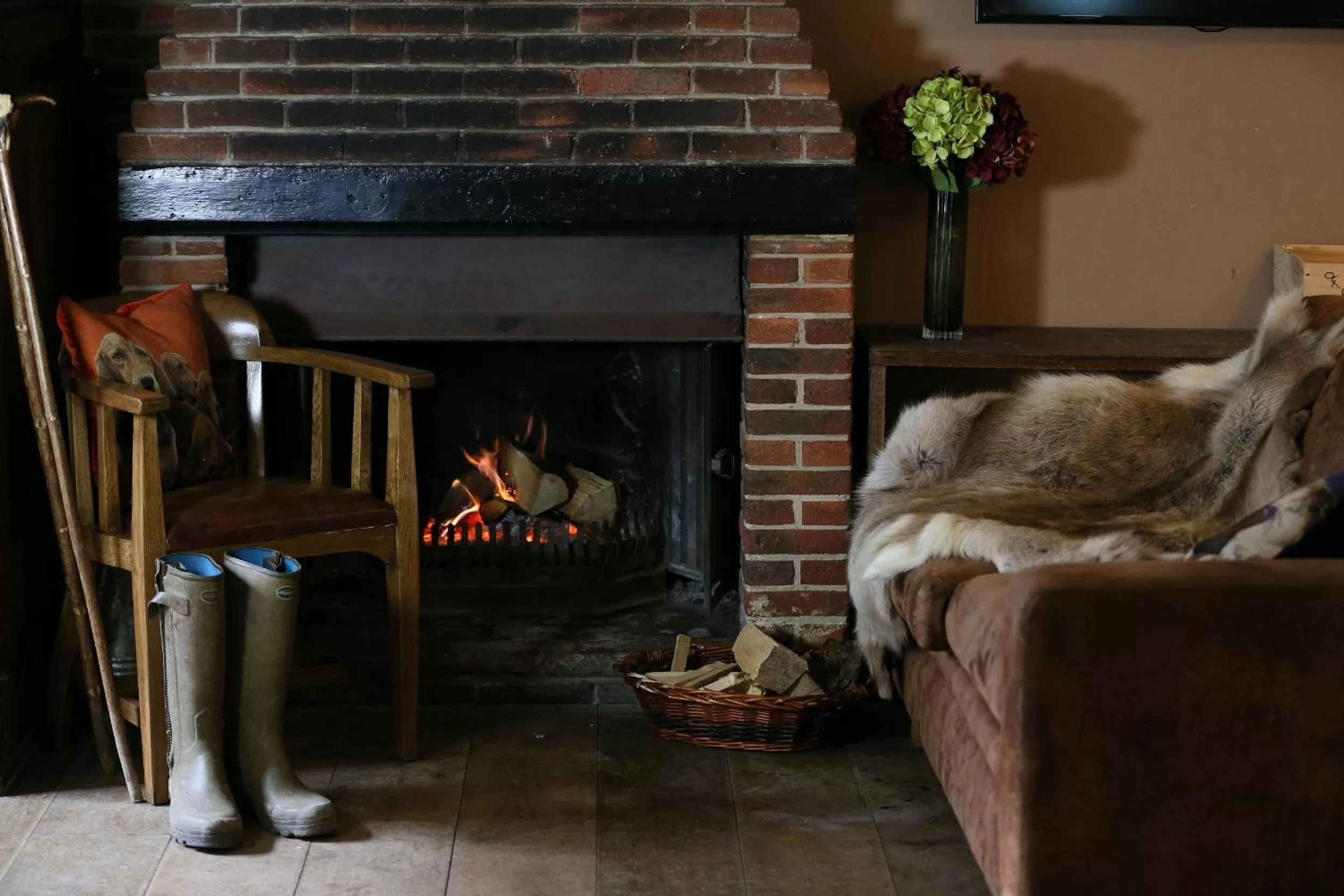 Living room in The Bunk Inn