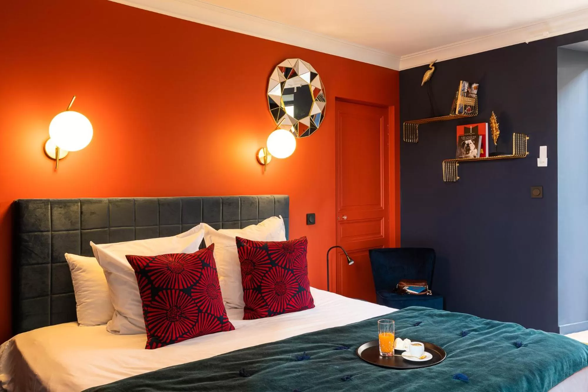 Bed in Hôtel - Restaurant Le Globe