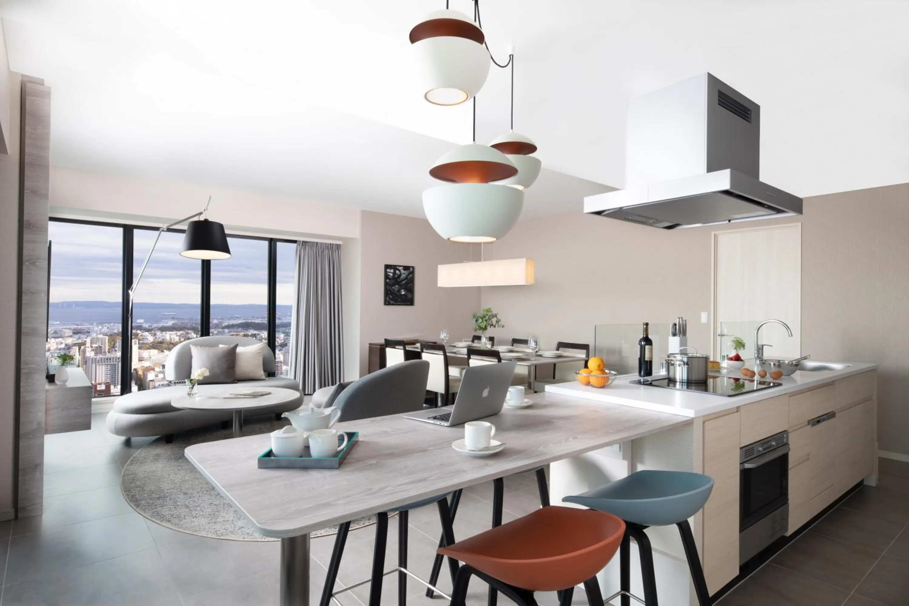 Kitchen or kitchenette in Oakwood Suites Yokohama