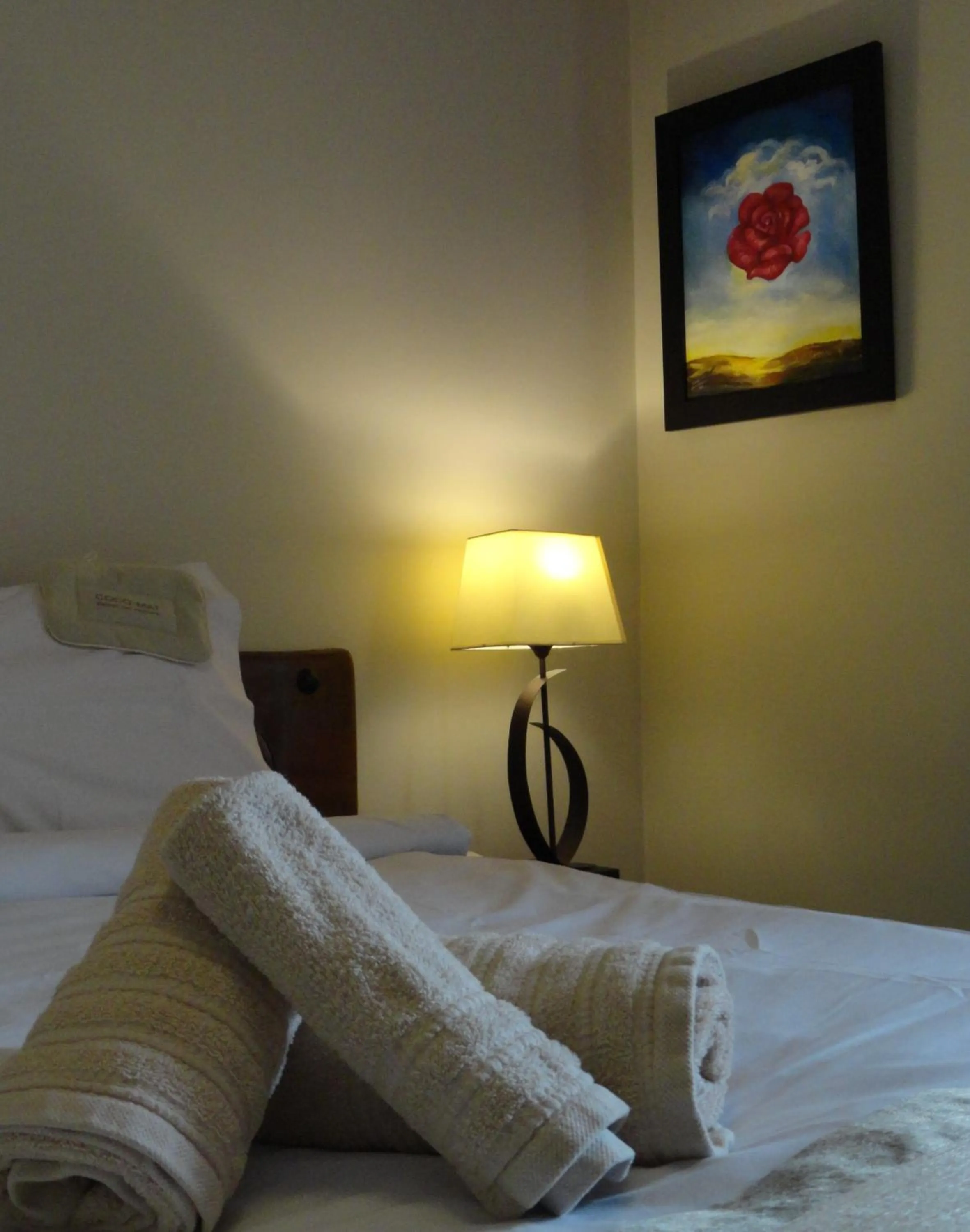 Decorative detail, Bed in Hotel Rodovoli