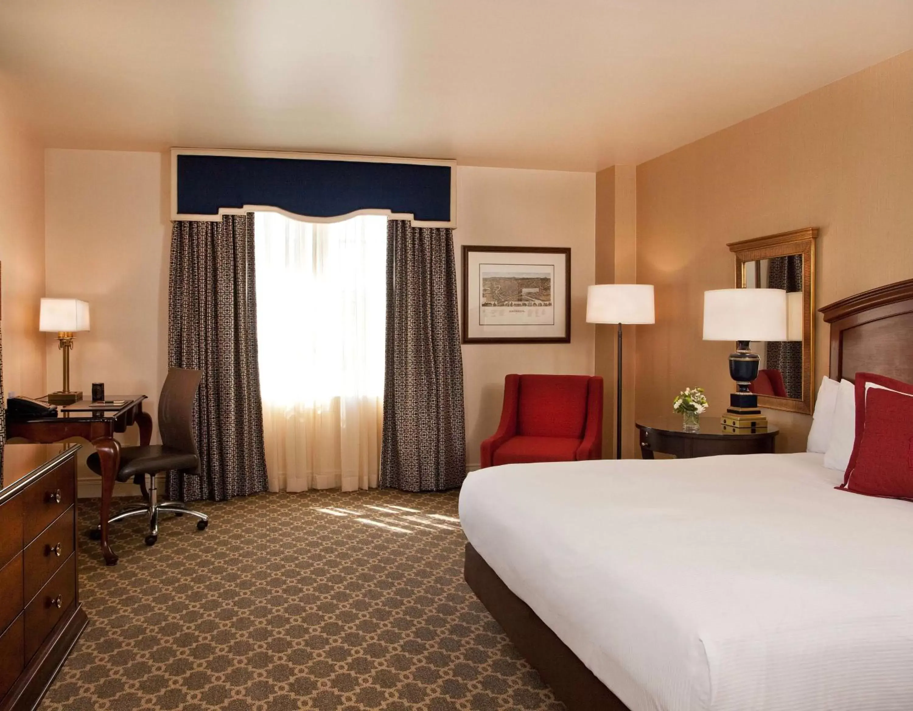 Bed in Hotel Roanoke & Conference Center, Curio Collection by Hilton