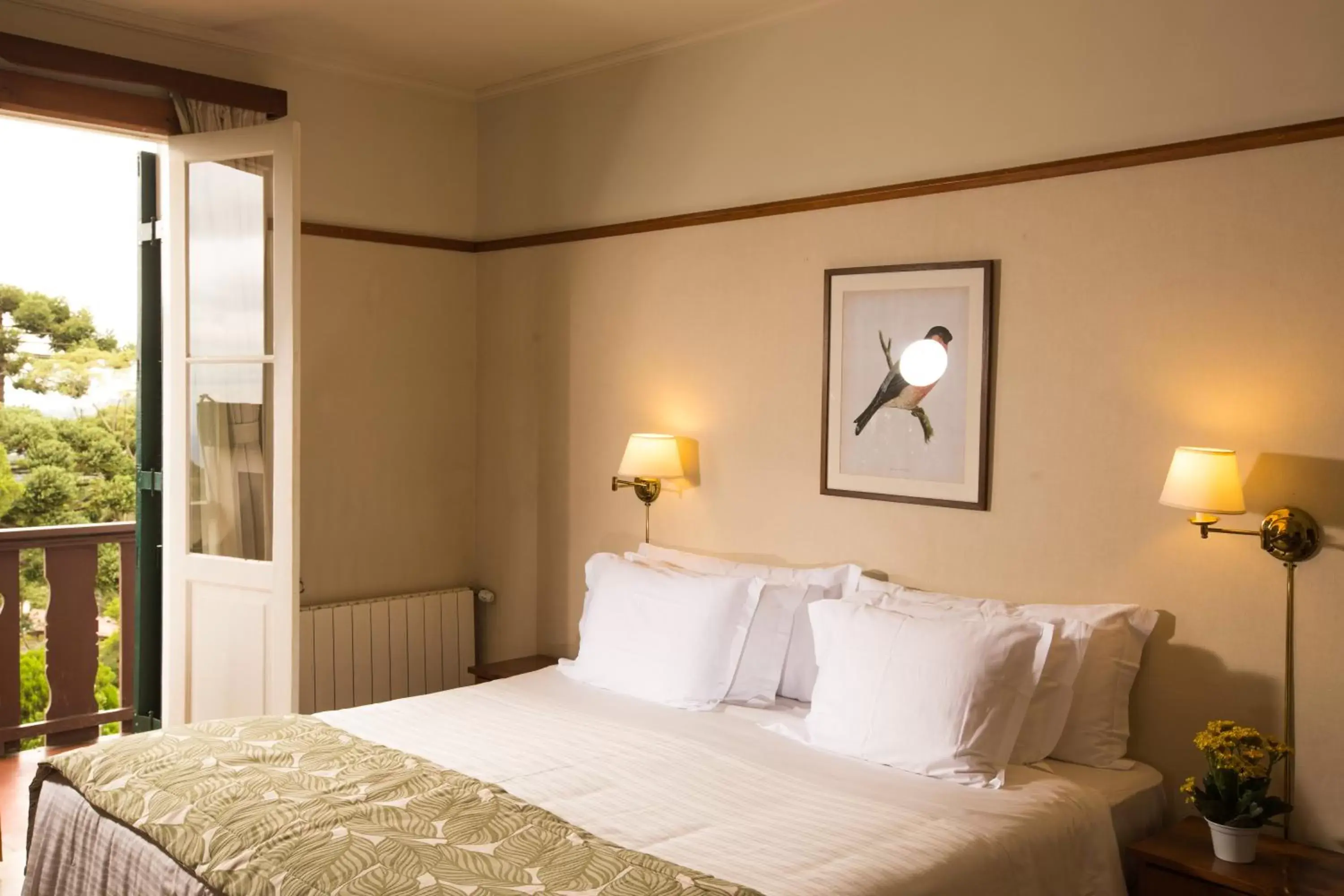 Bed in Hotel Toriba