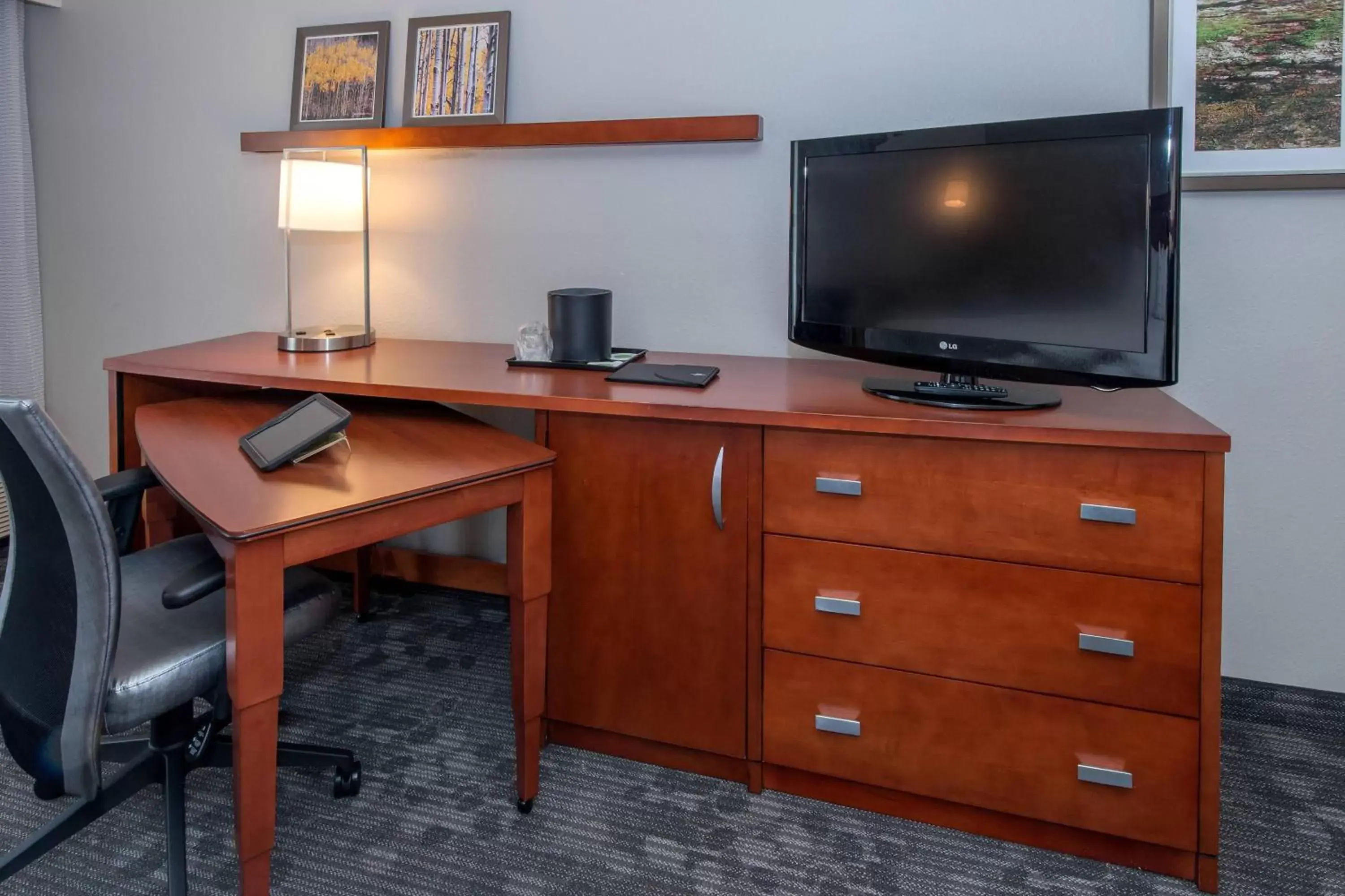 Photo of the whole room, TV/Entertainment Center in Courtyard by Marriott Albany