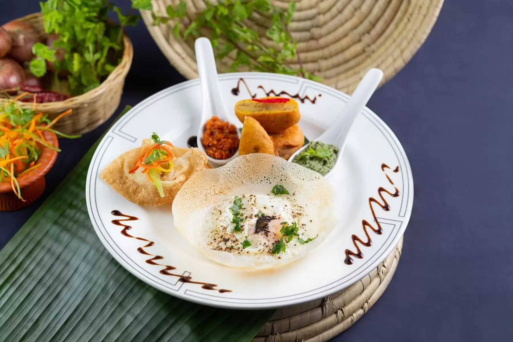 Food close-up in Royal Park Residence Hotel