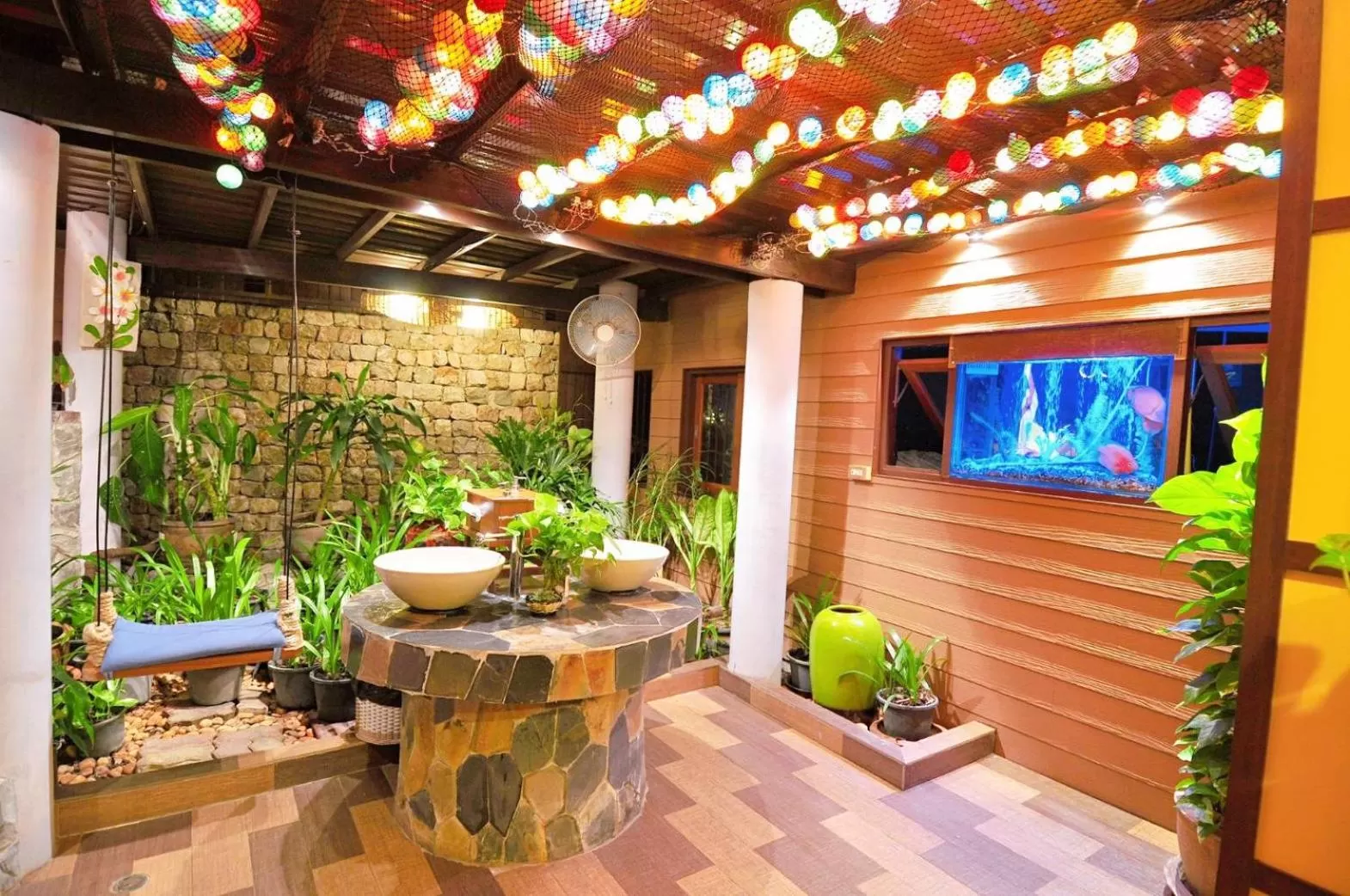 Toilet in Birds and Bees Resort