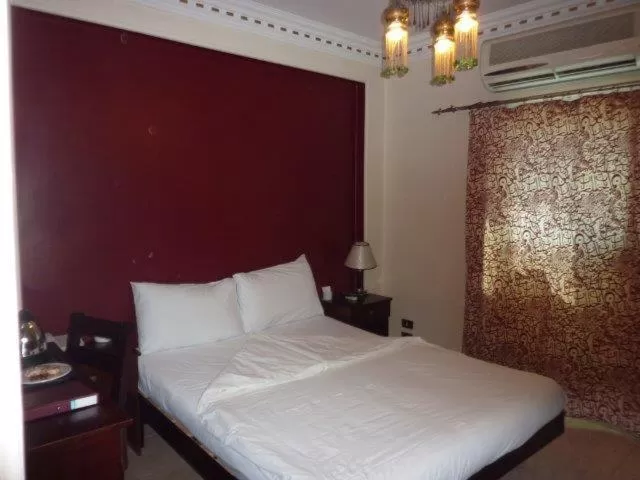 Bed in Philae Hotel Aswan