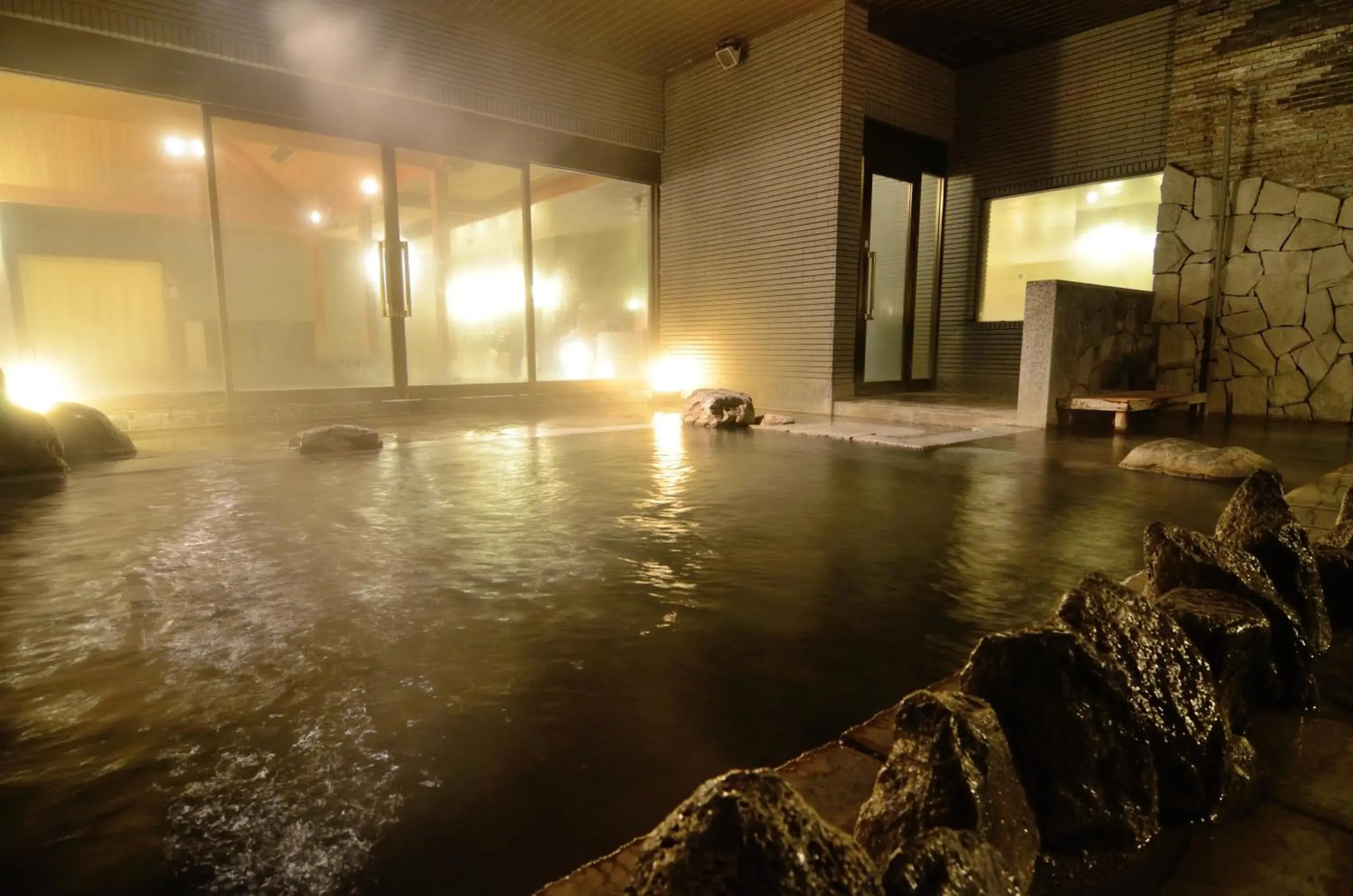 Hot Spring Bath, Swimming Pool in Jozankei Manseikaku Hotel Milione