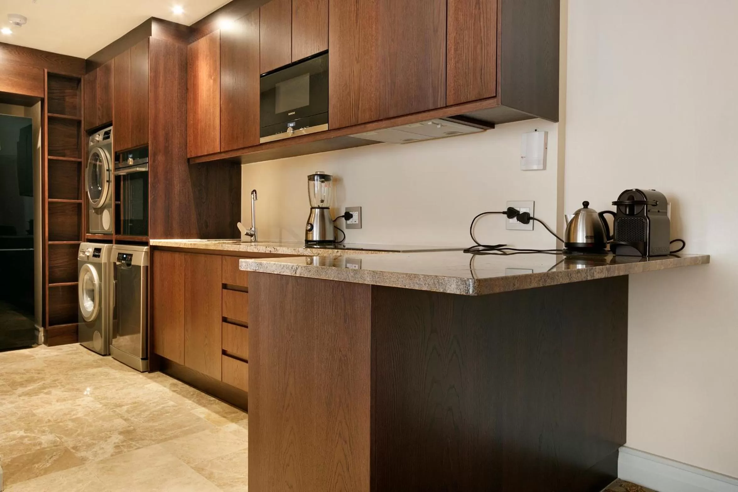 Coffee/tea facilities, Kitchen/Kitchenette in Taj Executive Suites, Private Residence