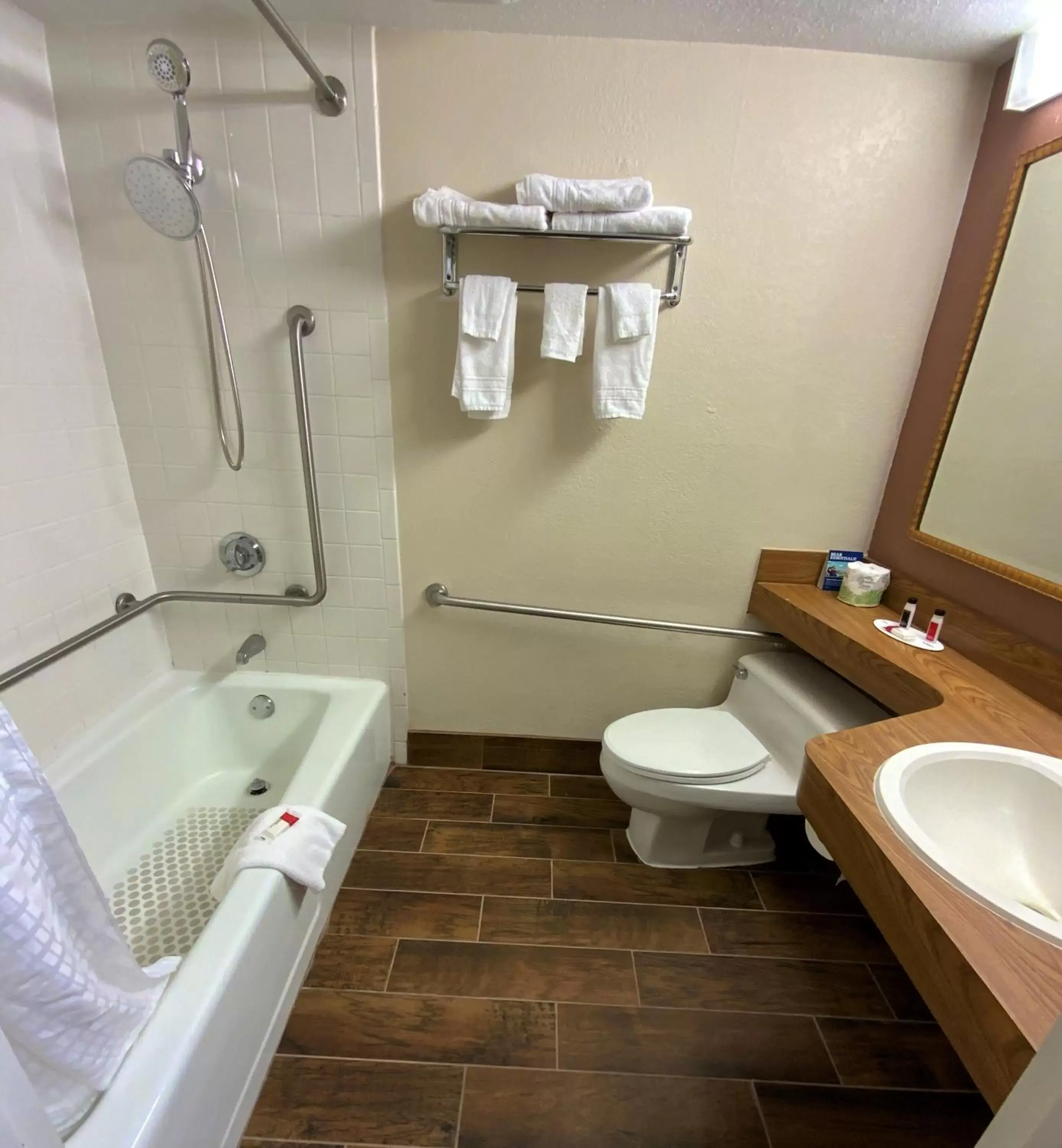 Bathroom in Travelodge by Wyndham Wytheville