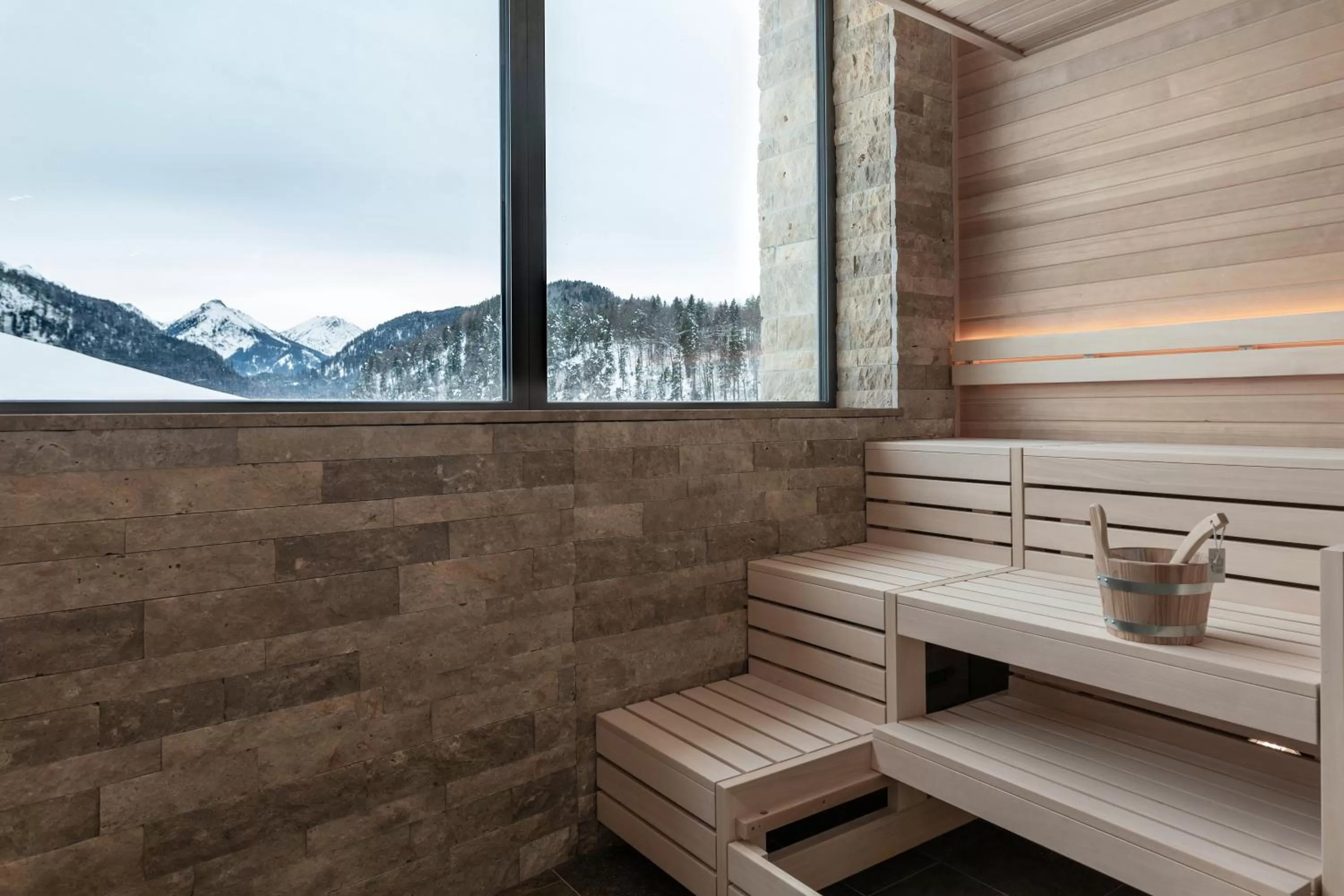 Sauna in AMERON Neuschwanstein Alpsee Resort & Spa