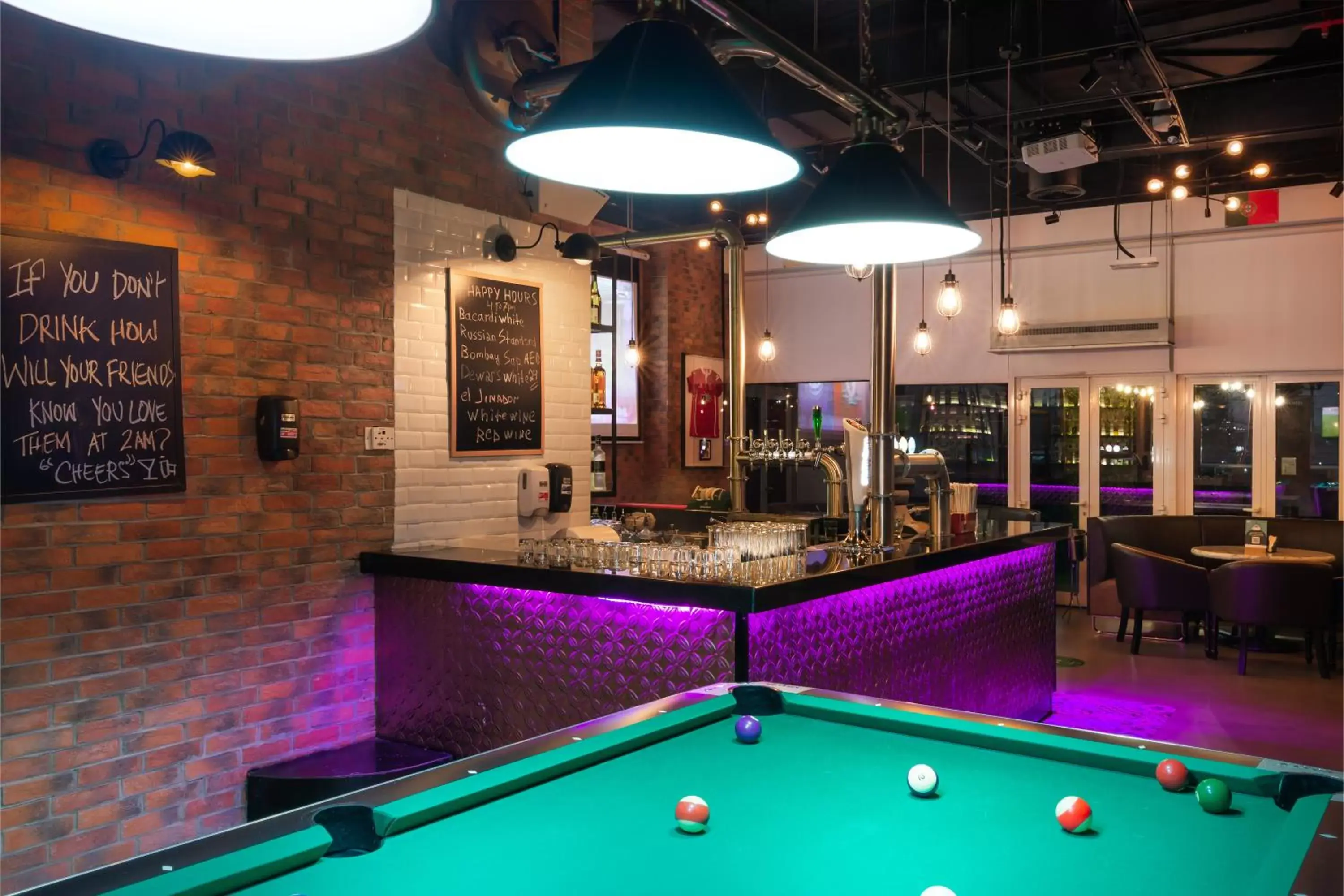 Lounge or bar, Billiards in Premier Inn Dubai Ibn Battuta Mall