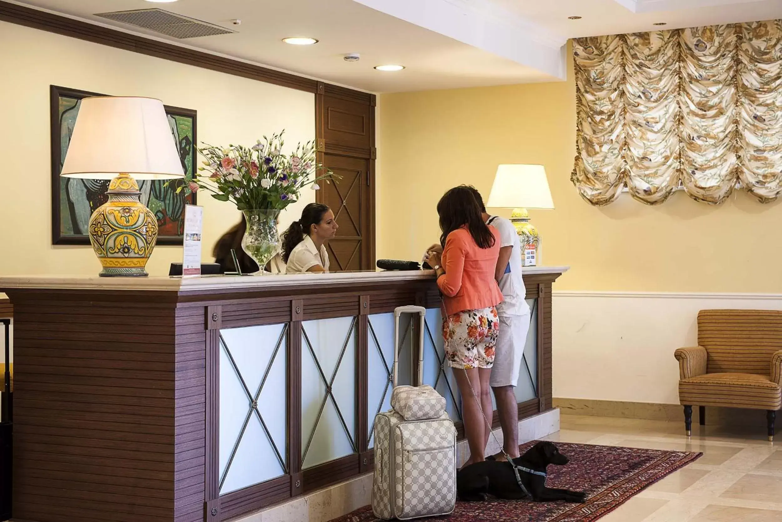 Lobby or reception in Il Picciolo Etna Golf Resort & Spa