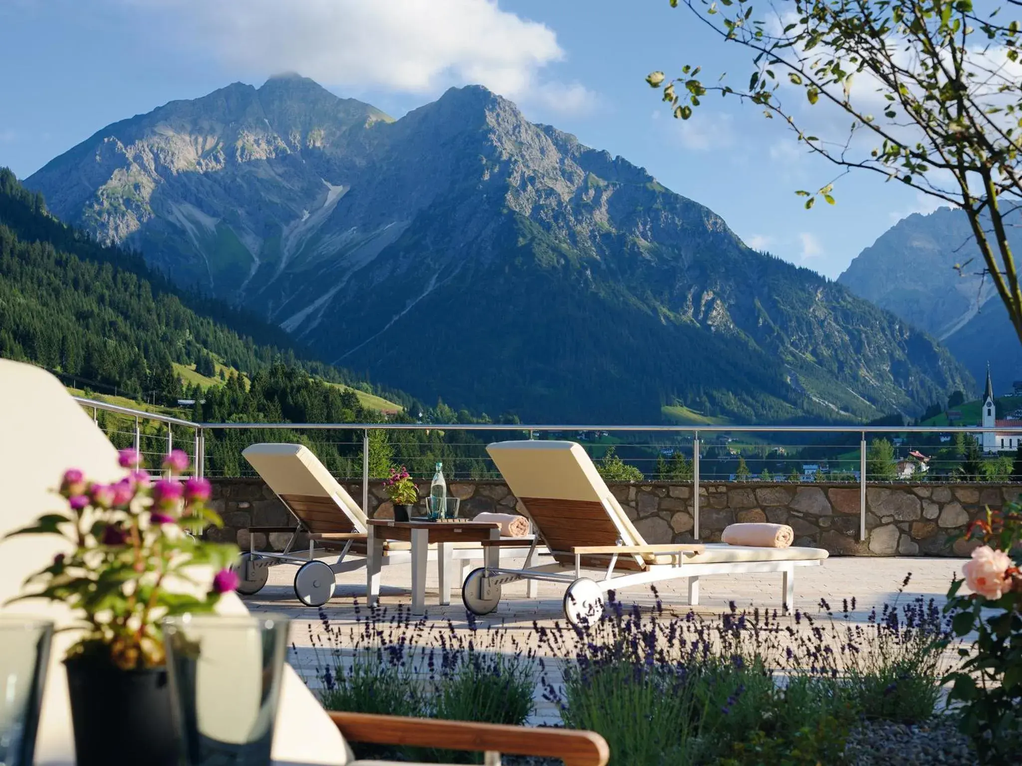 Garden, Mountain View in Travel Charme Ifen Hotel Kleinwalsertal