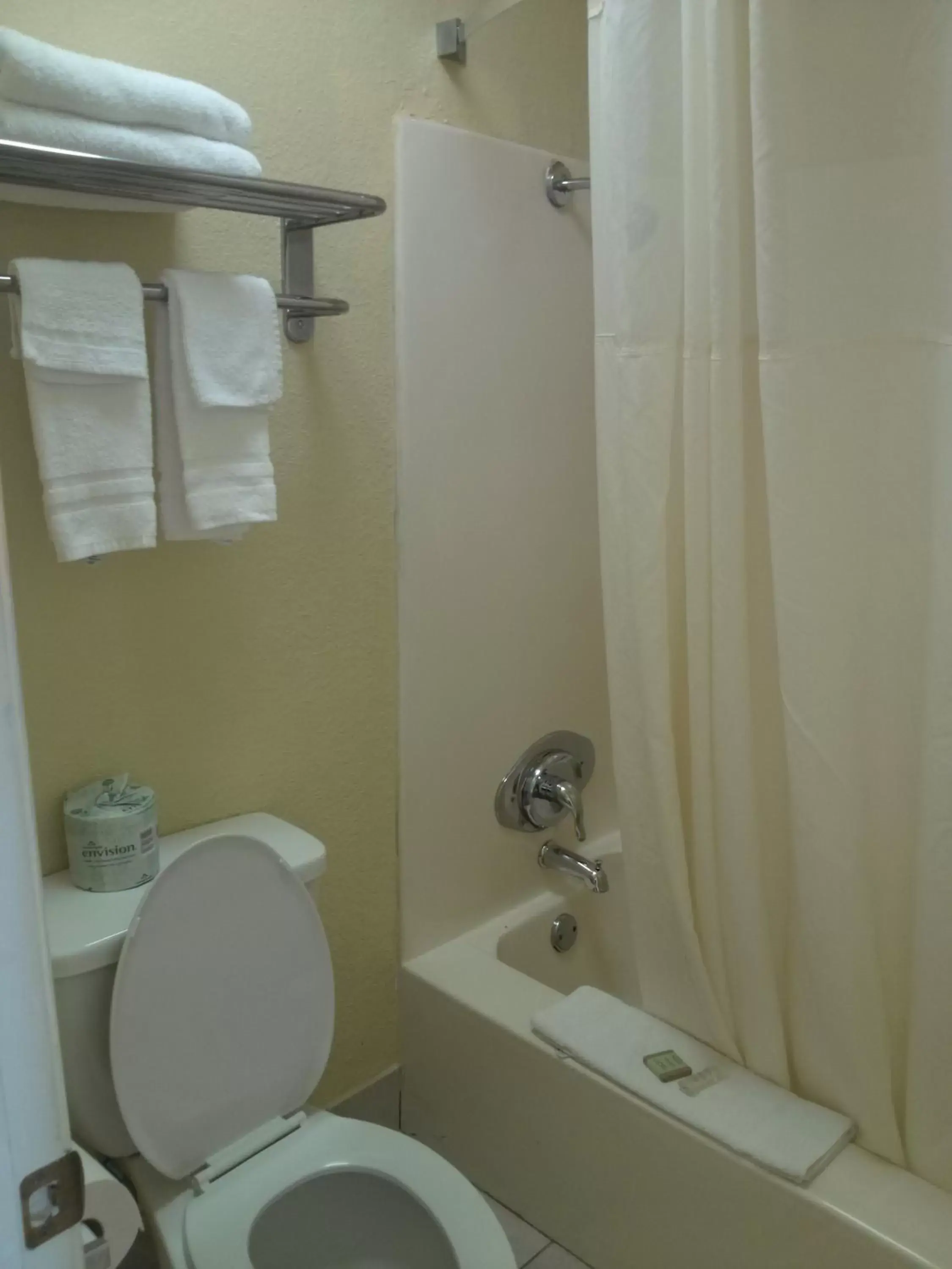 Bathroom in Super 8 by Wyndham Kerrville TX