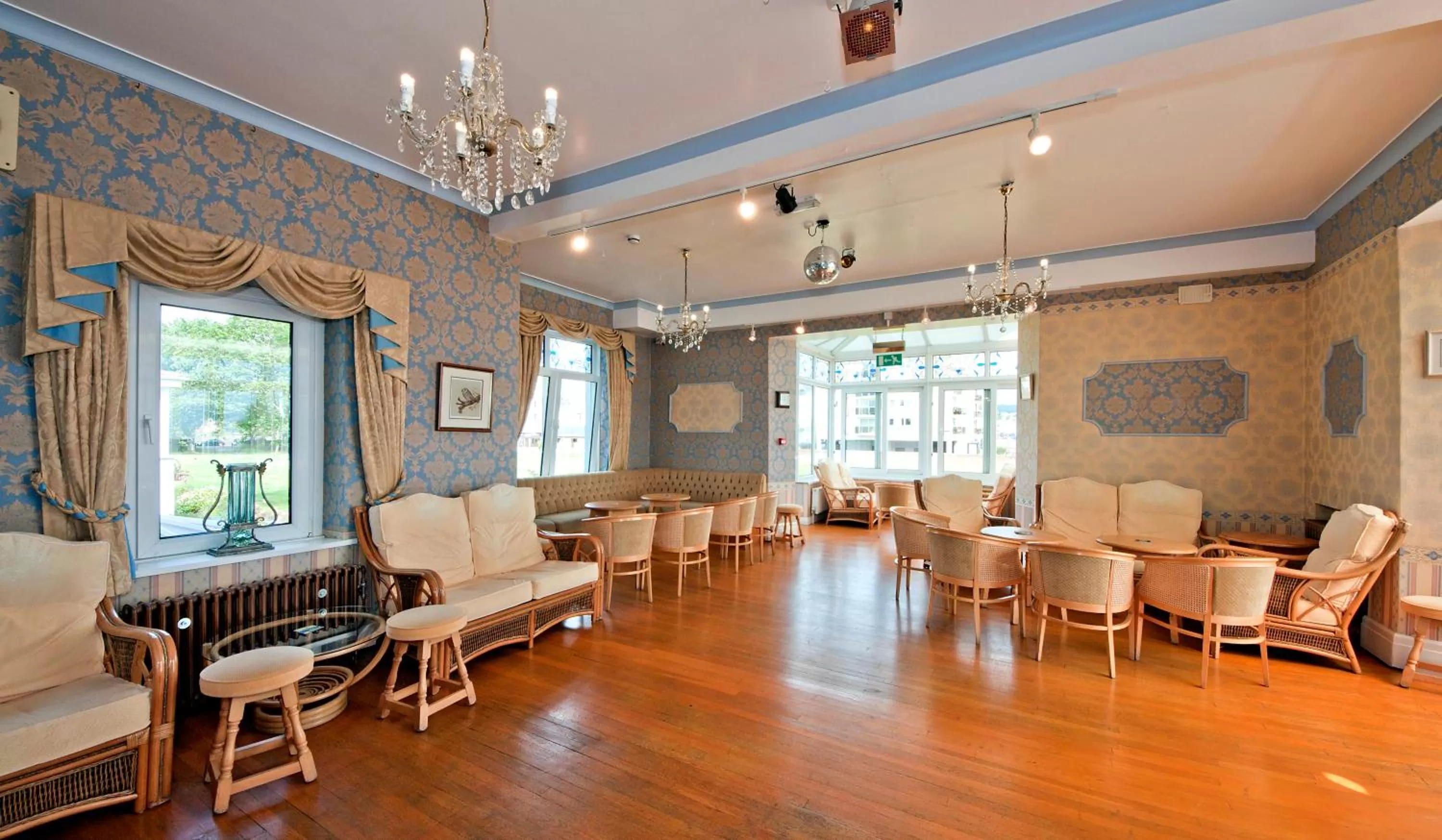 Seating area in Marine Hotel