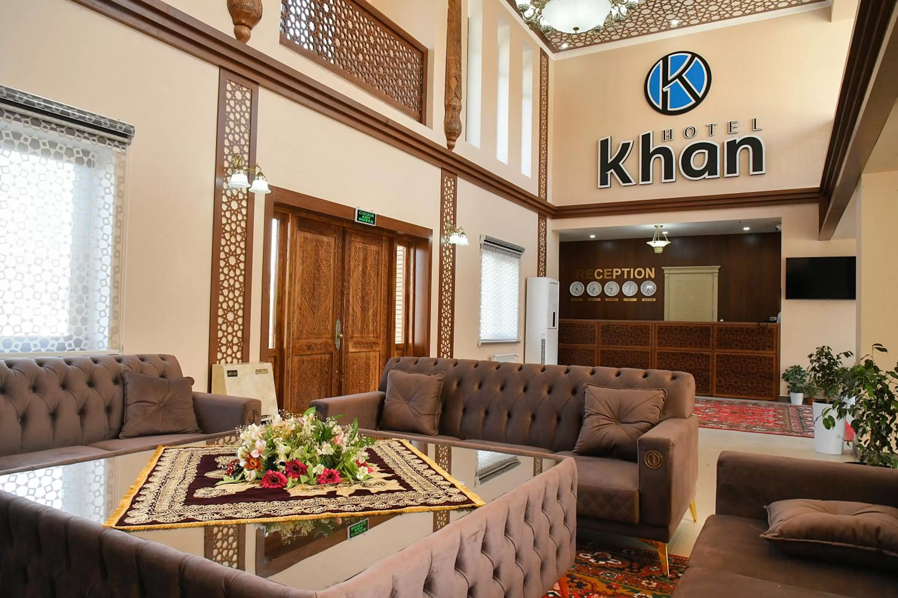 Property logo or sign in Khan Hotel Samarkand