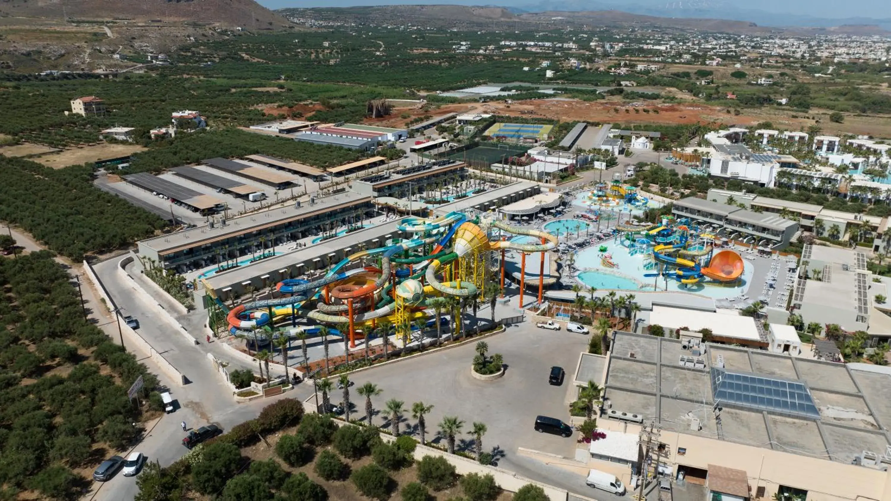 Aqua park, Bird's-eye View in Stella Palace Resort & Spa