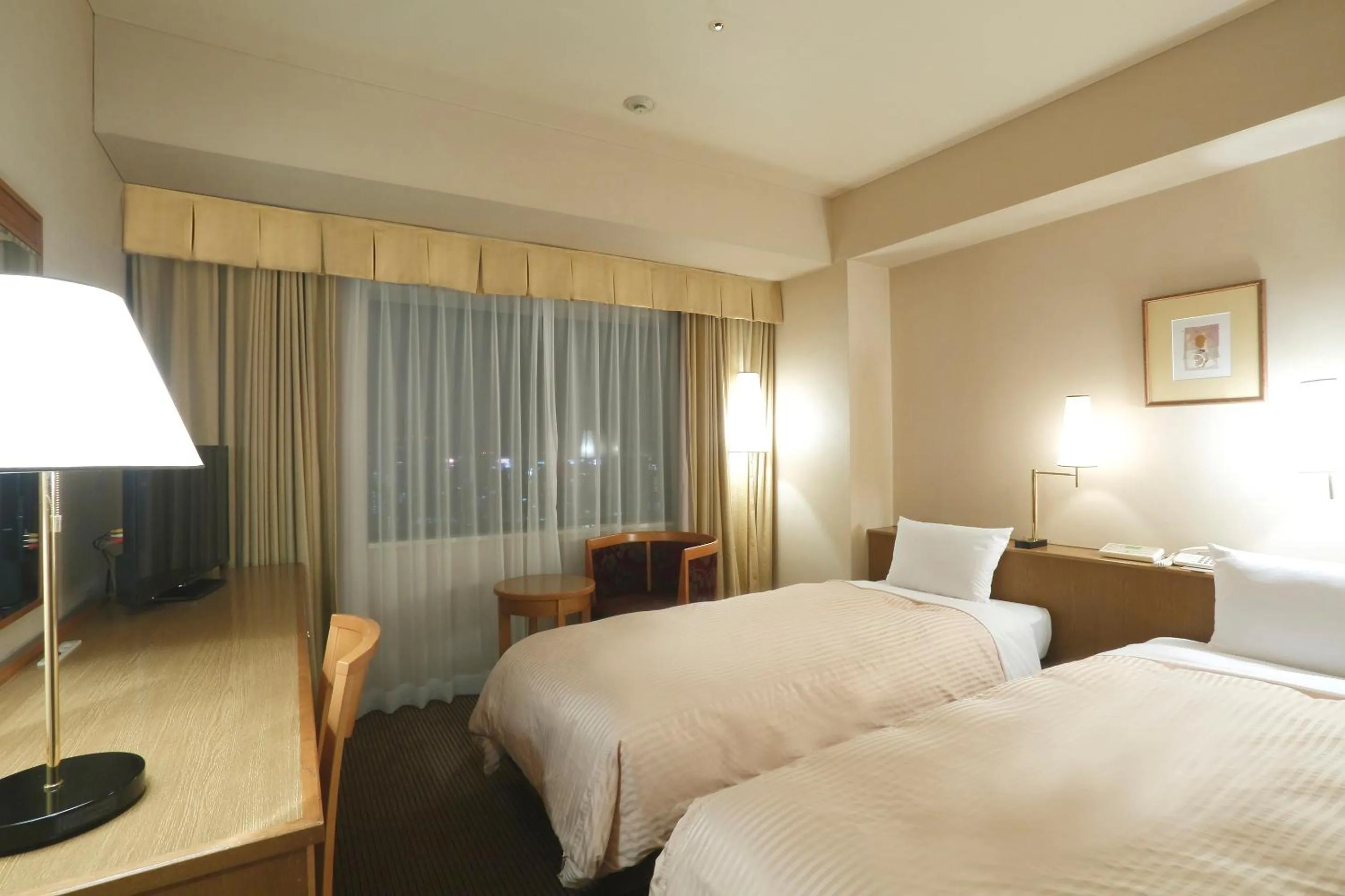 Photo of the whole room, Bed in Dai-ichi Hotel Ryogoku