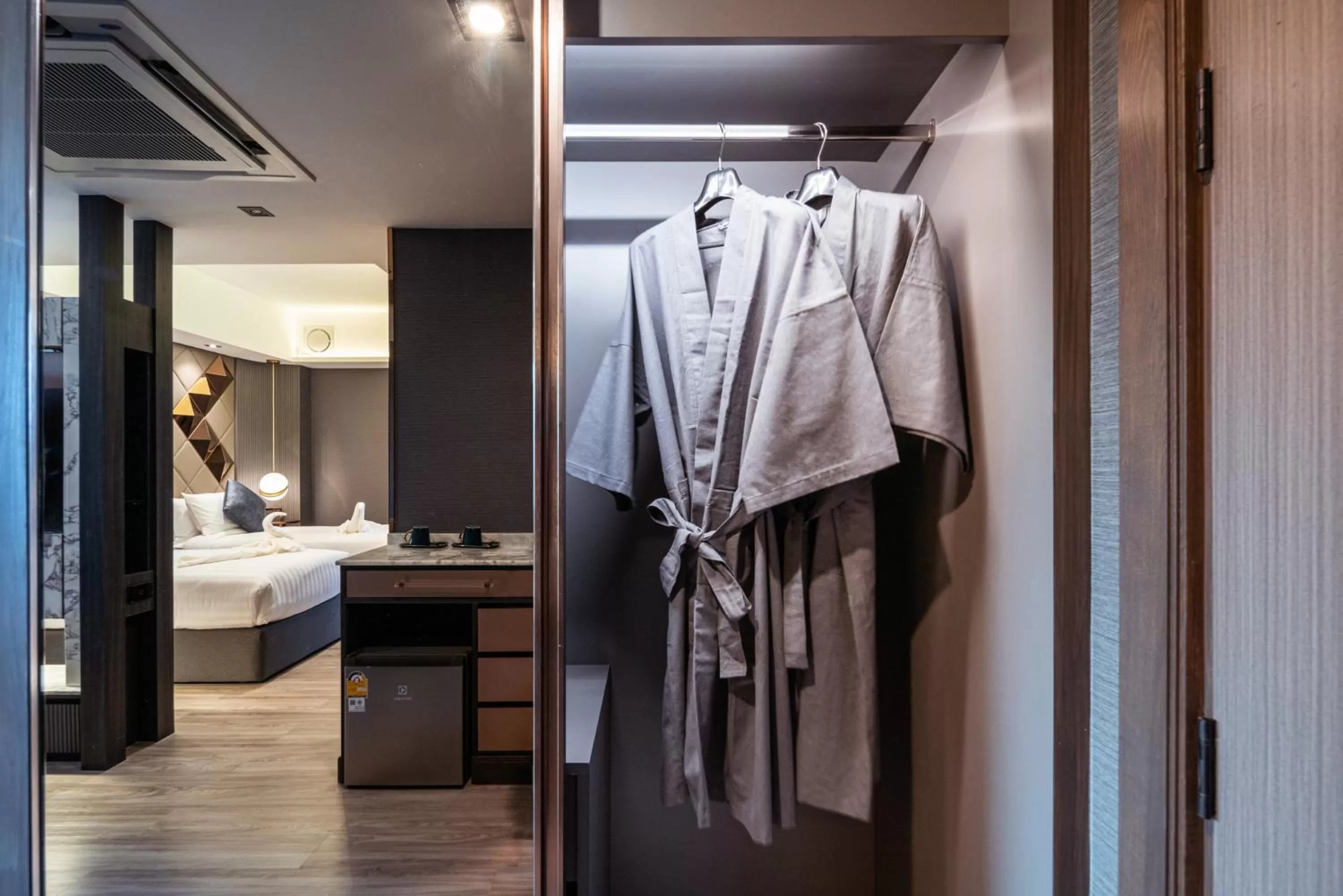 wardrobe, Bed in The One Smart Living