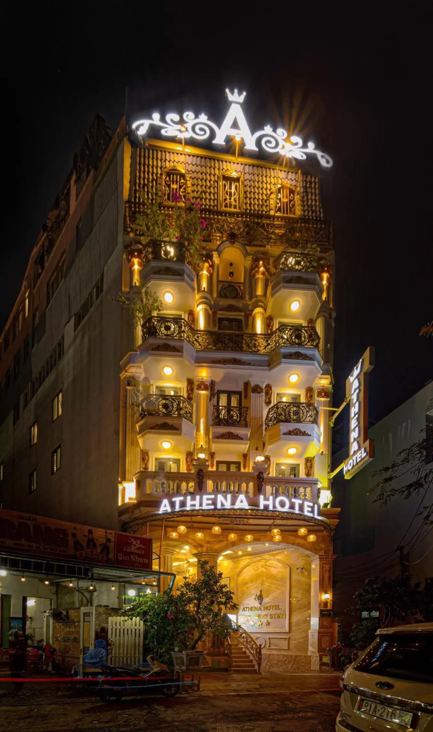Property building in Athena Hotel Quy Nhơn Property building in Athena Hotel Quy Nhơn