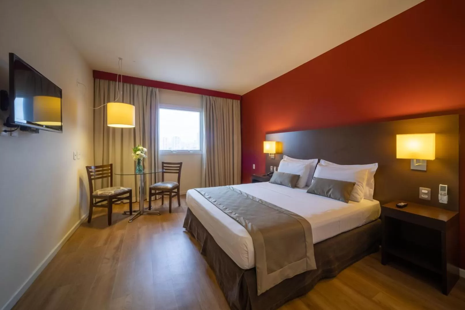 Bed in Hotel Panamby São Paulo