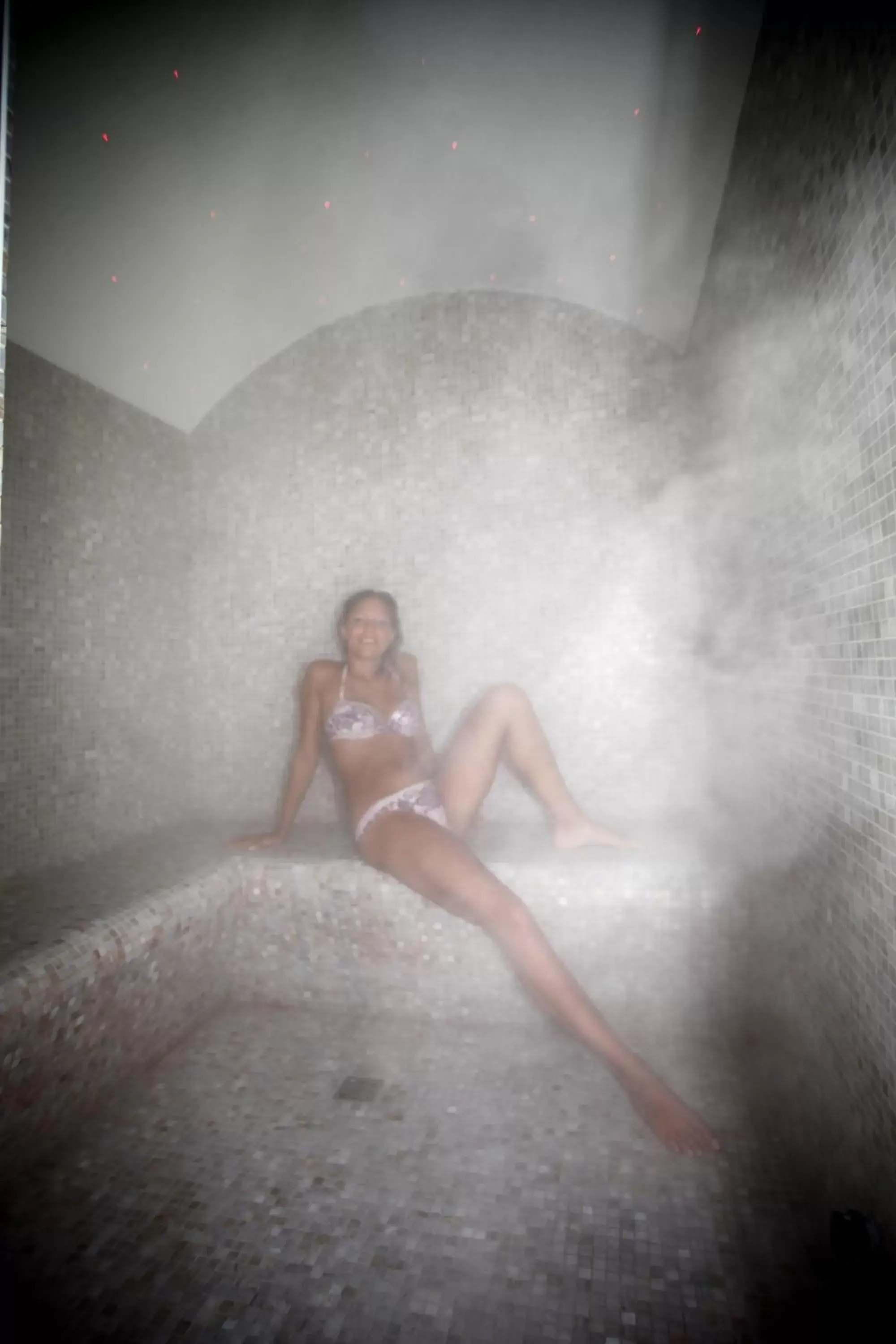 Steam room, Guests in Hotel Panama Majestic