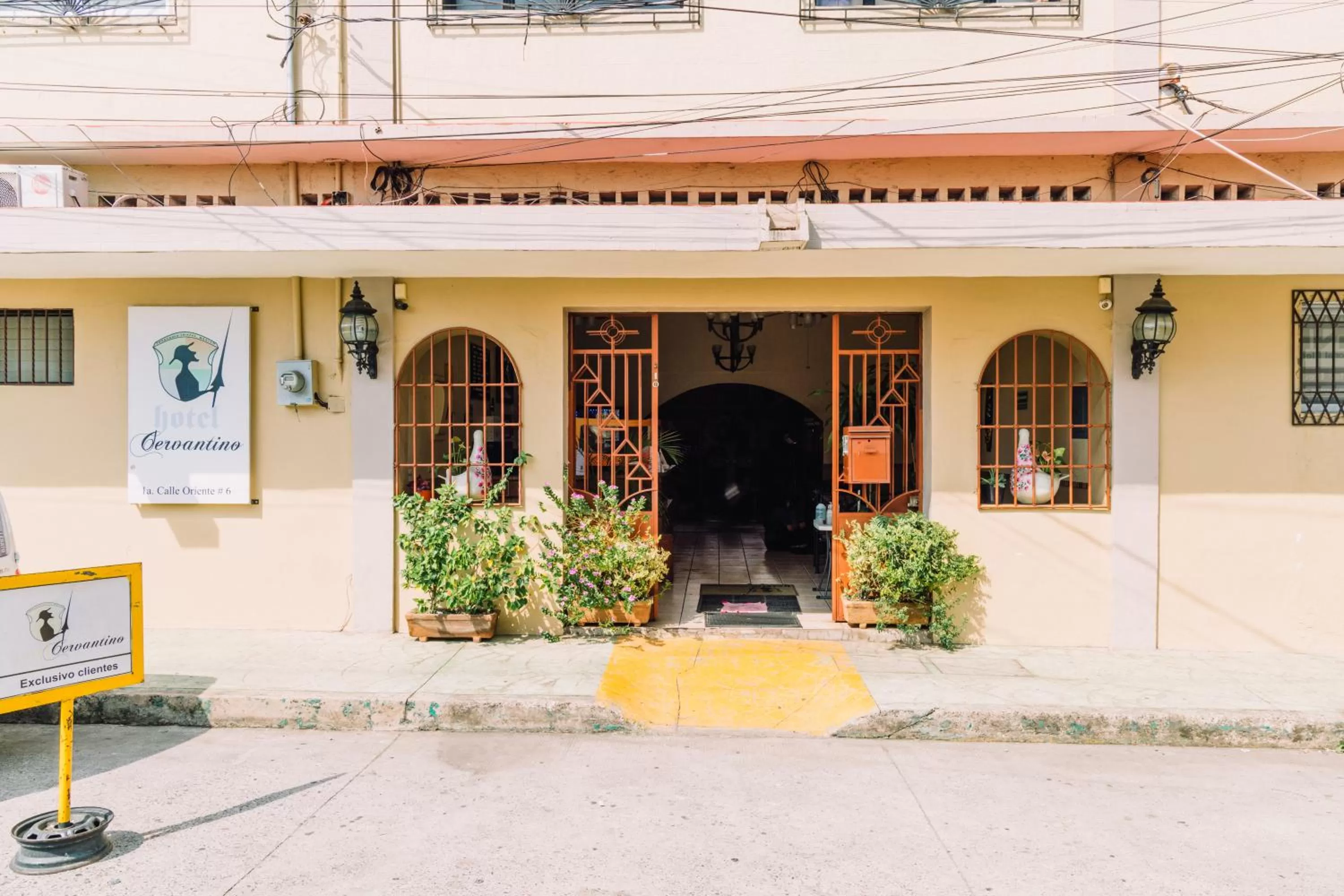 Property building in Hotel Cervantino