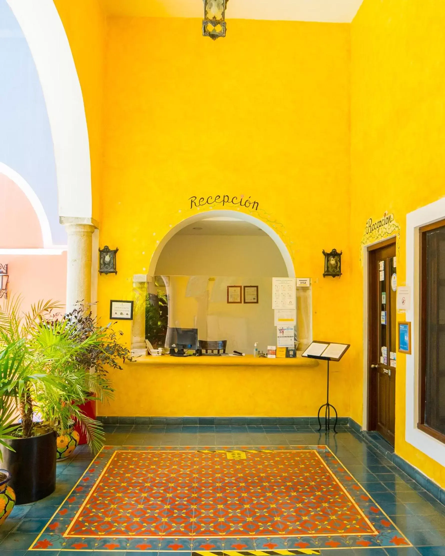 Lobby or reception in Hotel Casa de las Flores