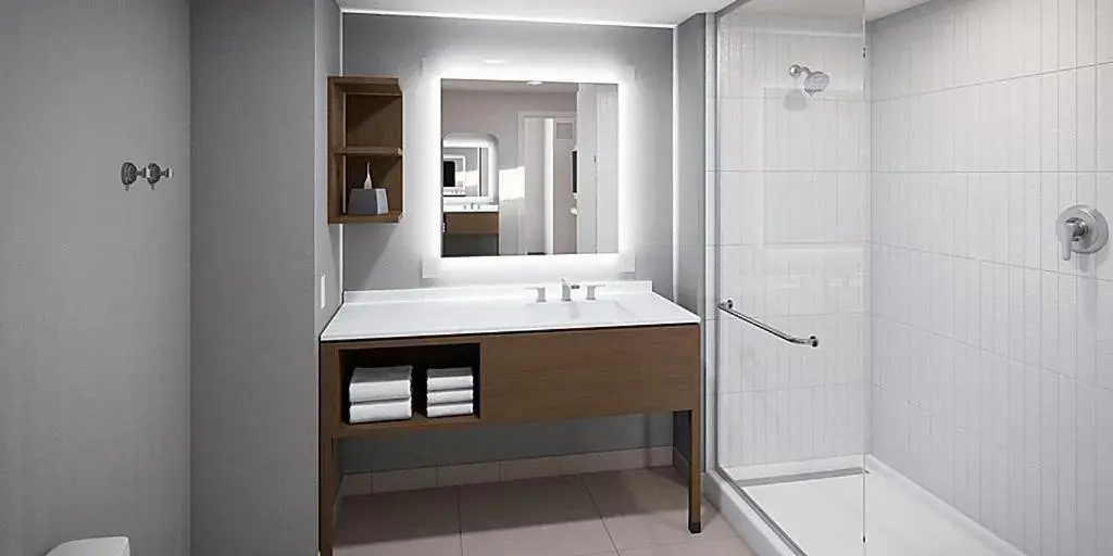 Shower, Bathroom in Staybridge Suites - Houston NW Cypress Crossings , an IHG Hotel