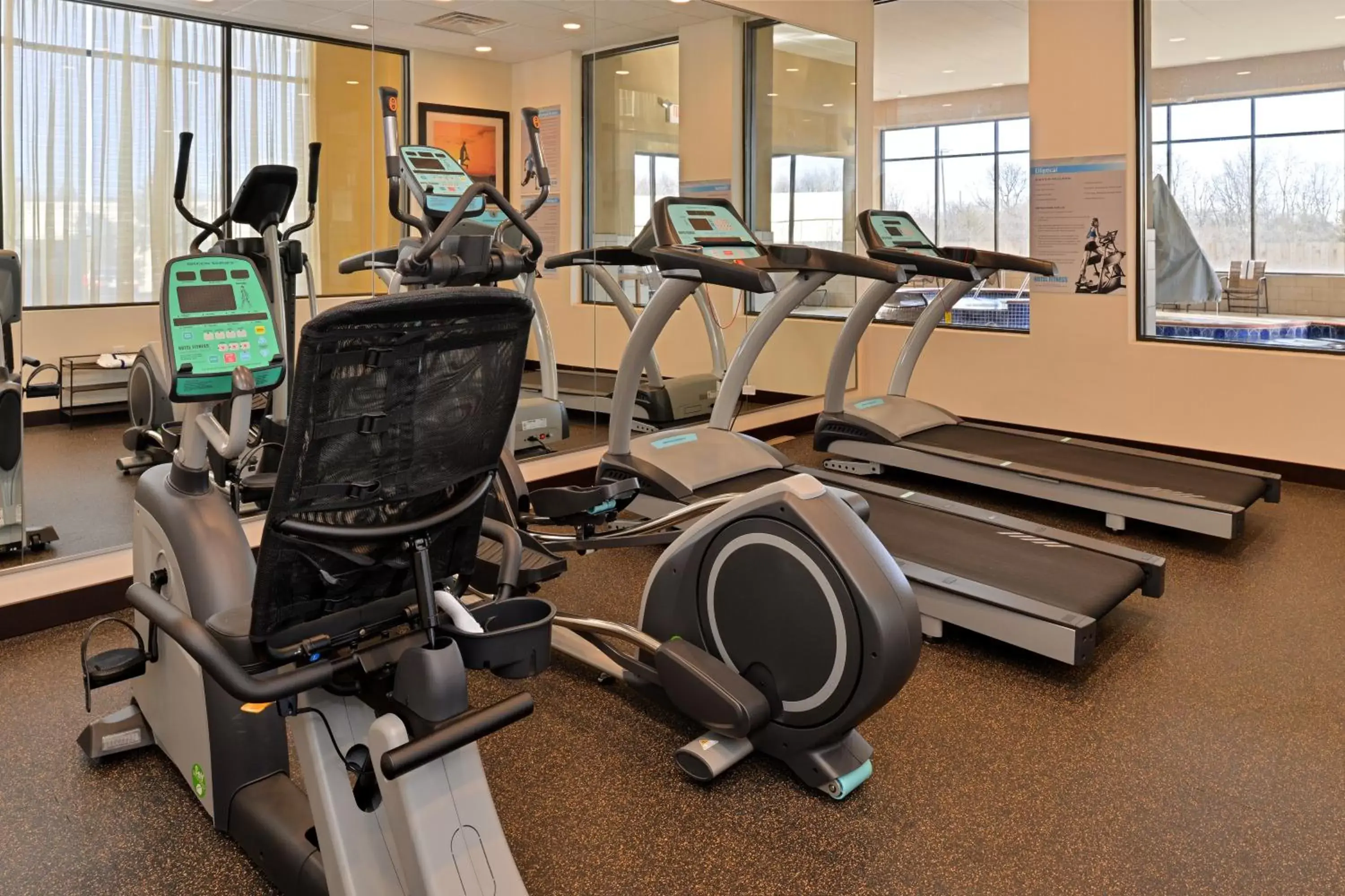 Fitness centre/facilities, Fitness Center/Facilities in Holiday Inn Express Hotel & Suites Indianapolis W - Airport Area, an IHG Hotel