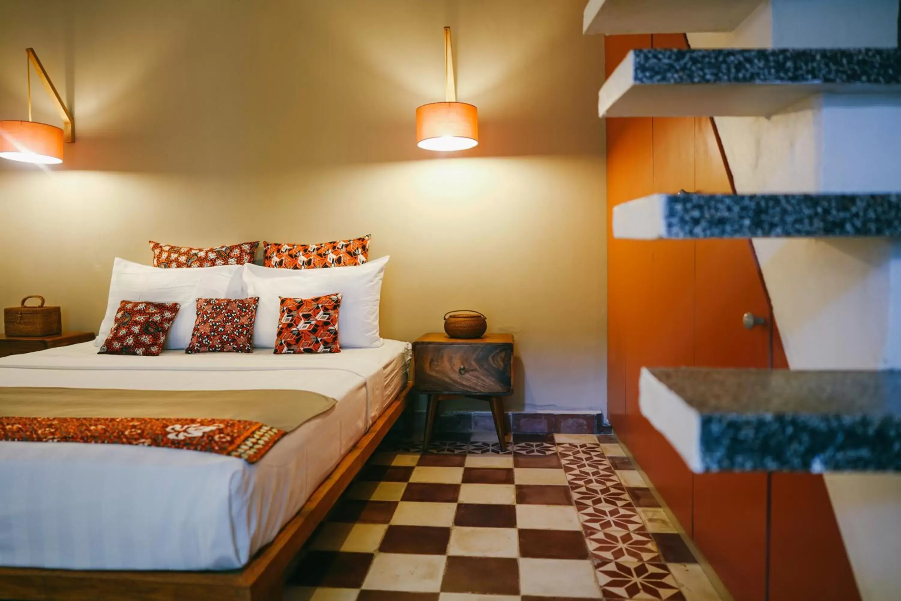 Bed in Rambutan Resort – Siem Reap