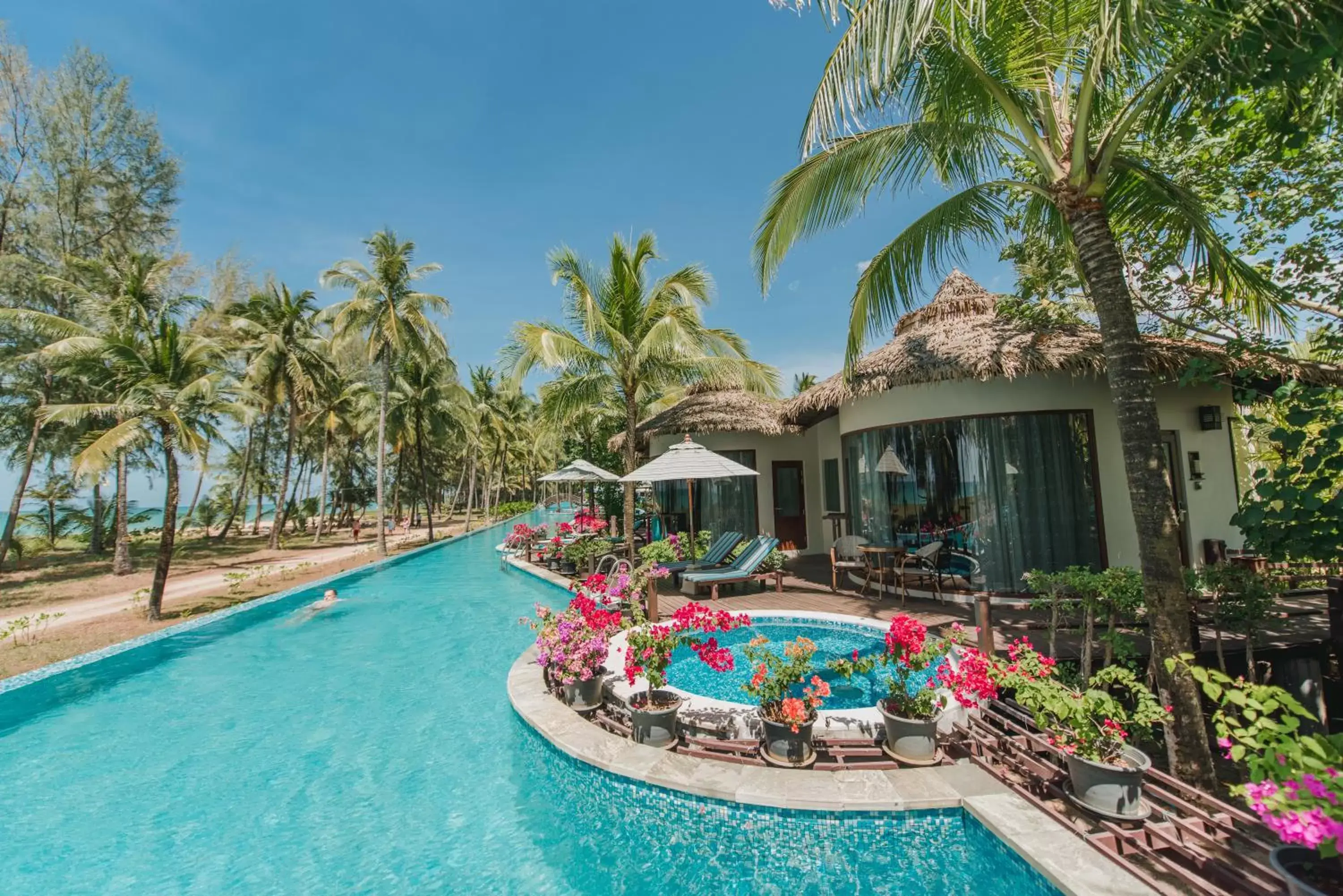 Pool view in The Haven Khao Lak Pool view in The Haven Khao Lak