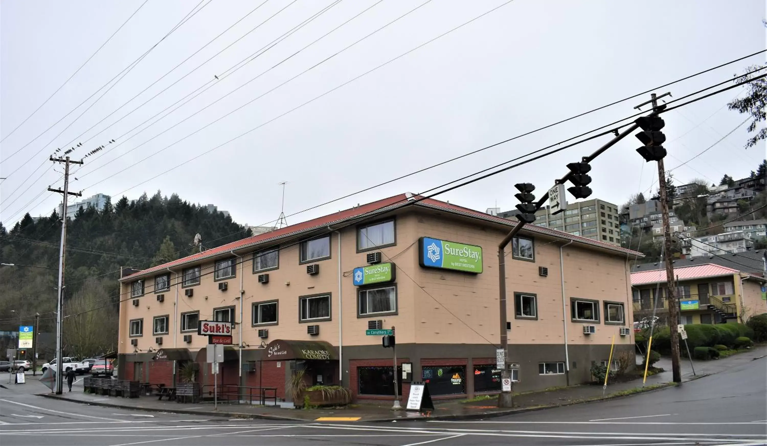 Restaurant/places to eat, Property Building in SureStay Hotel by Best Western Portland City Center