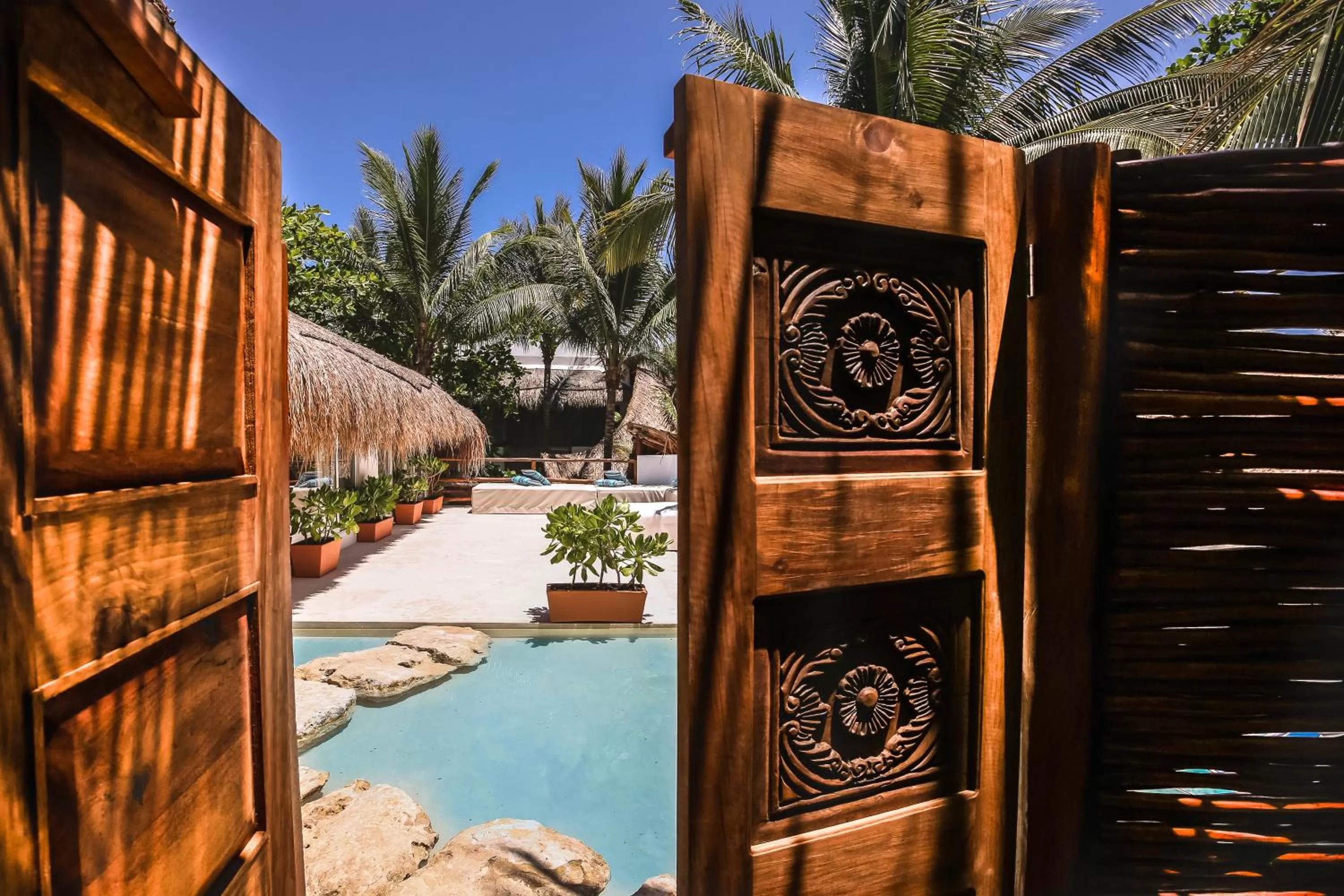 Facade/entrance in Cabanas Tulum- Beach Hotel & Spa